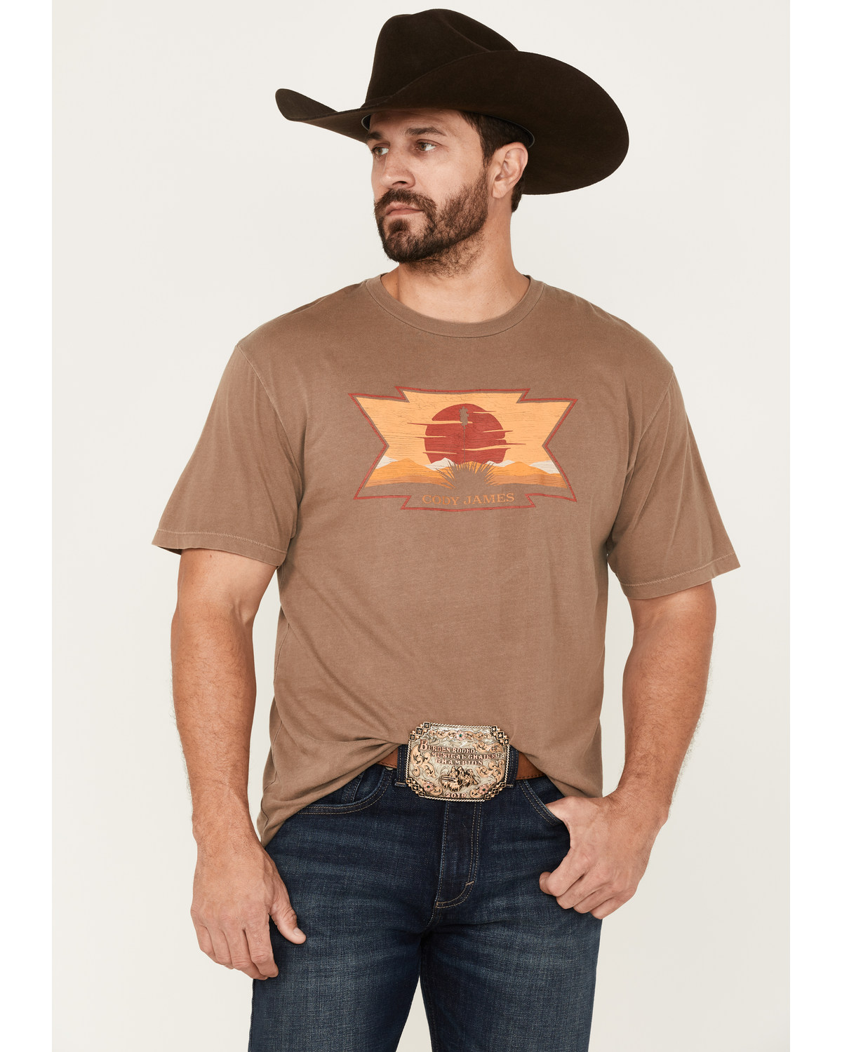 Cody James Men's Sunset Logo Graphic T-Shirt