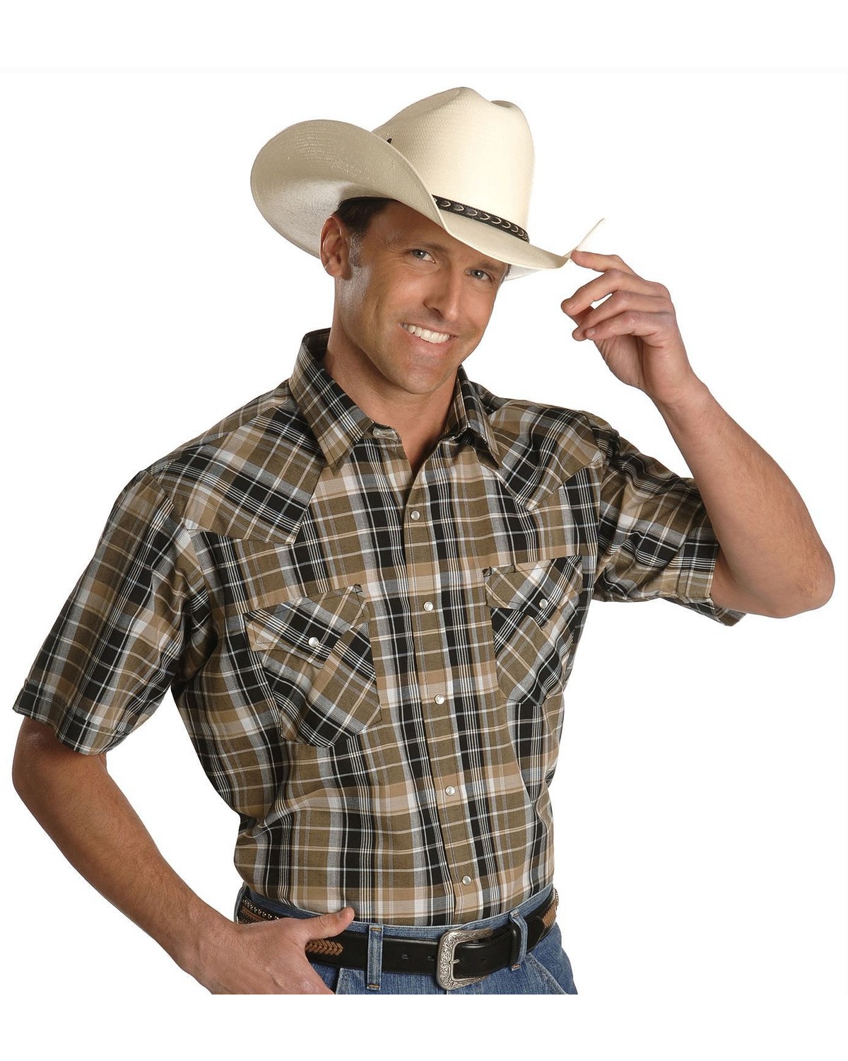 Ely Cattleman Men's Assorted Plaid Western Shirt | Boot Barn