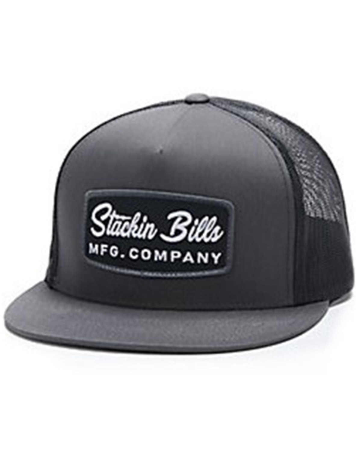 Stackin Bills Men's Stackin Bills Logo Mesh Back Trucker Cap