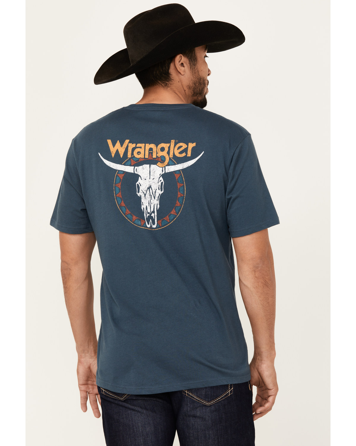 Wrangler Men's Boot Barn Exclusive Steerhead Logo Short Sleeve Graphic T-Shirt
