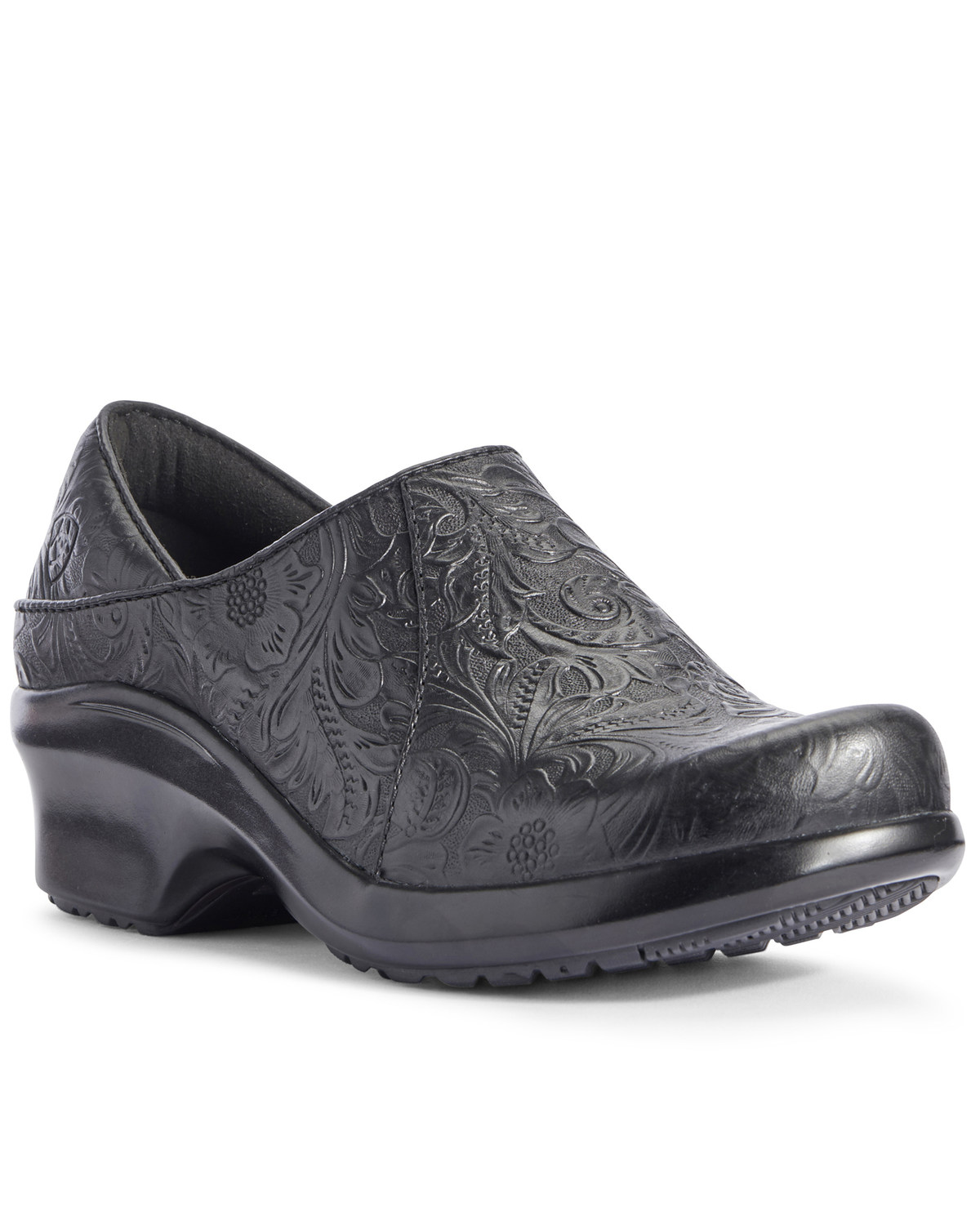 ariat clogs black