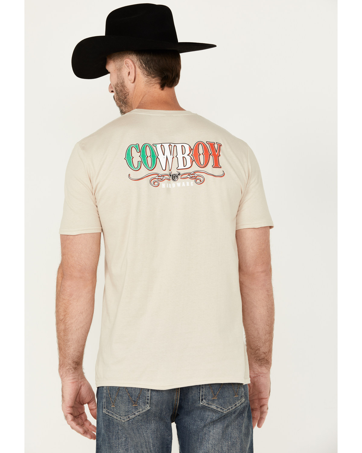 Cowboy Hardware Men's Mexican Bull Short Sleeve Graphic T-Shirt