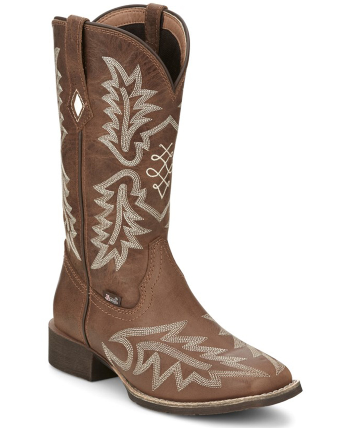 Justin Women's Carsen Western Boots - Broad Square Toe