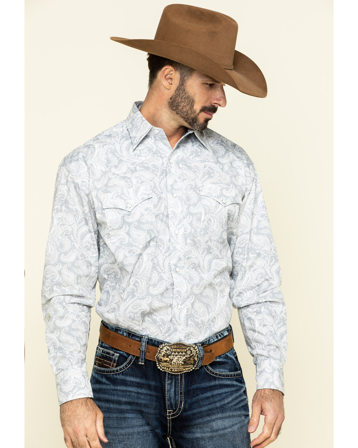 Western paisley shirt