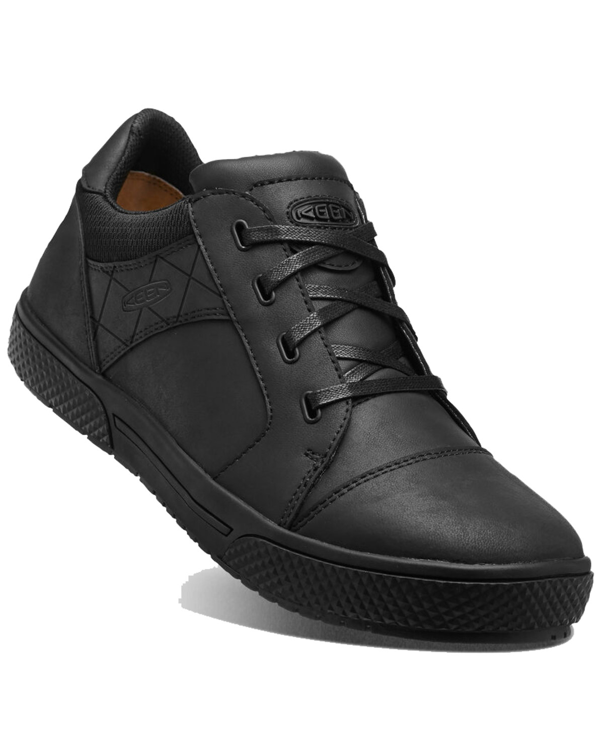 mens work sneakers black