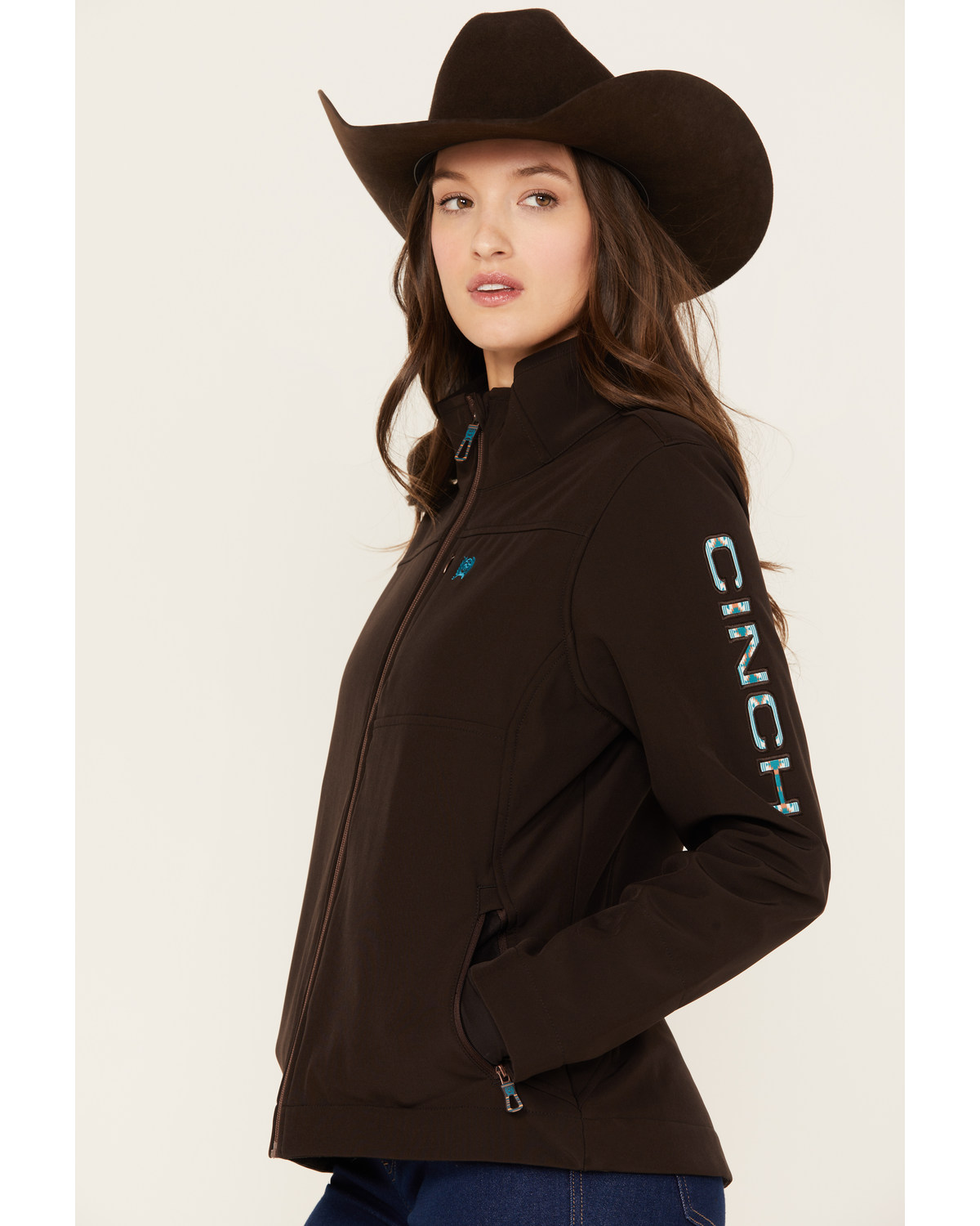 Cinch Women's Concealed Carry Logo Softshell Jacket