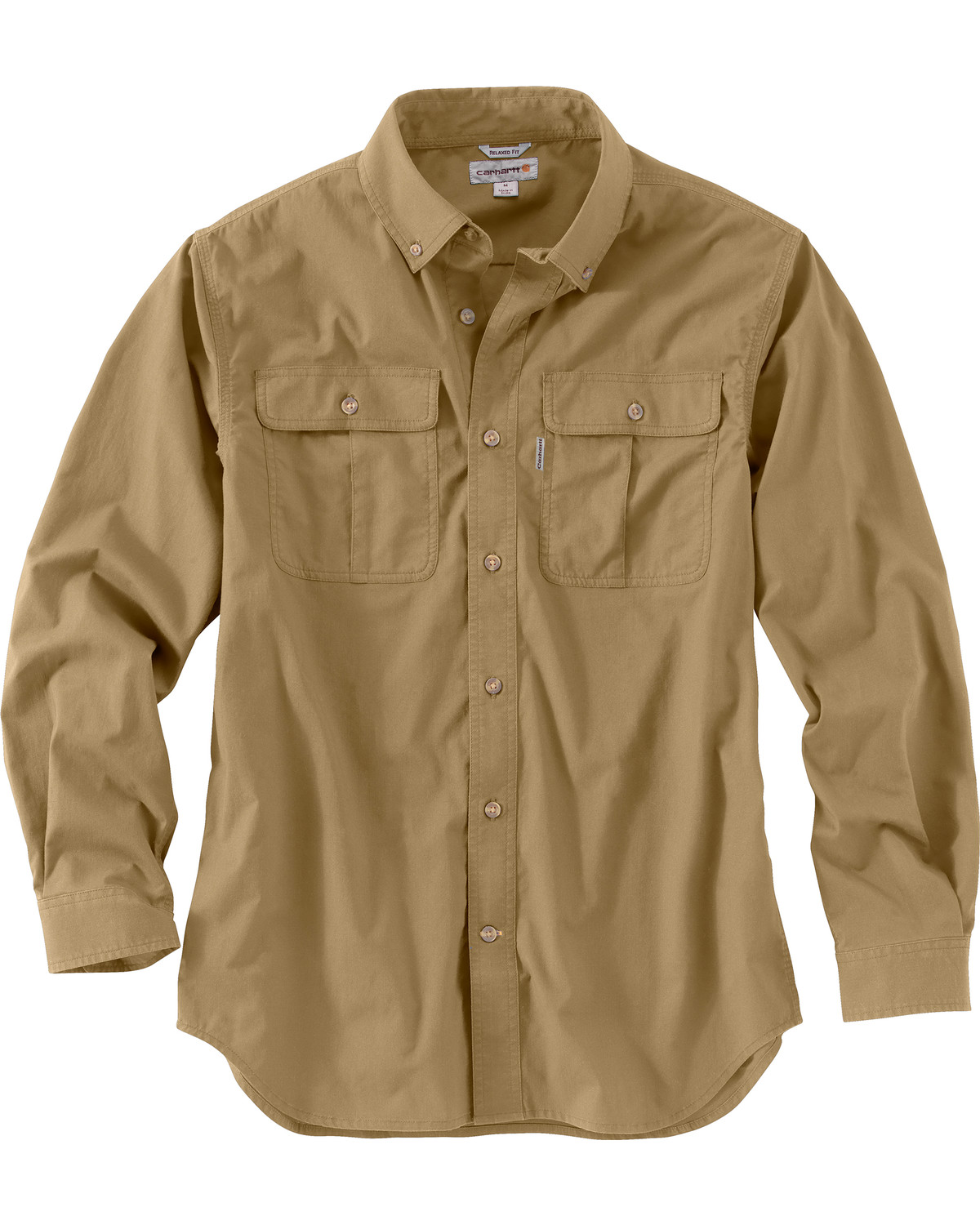 Carhartt long sleeve button up work shirts clearance