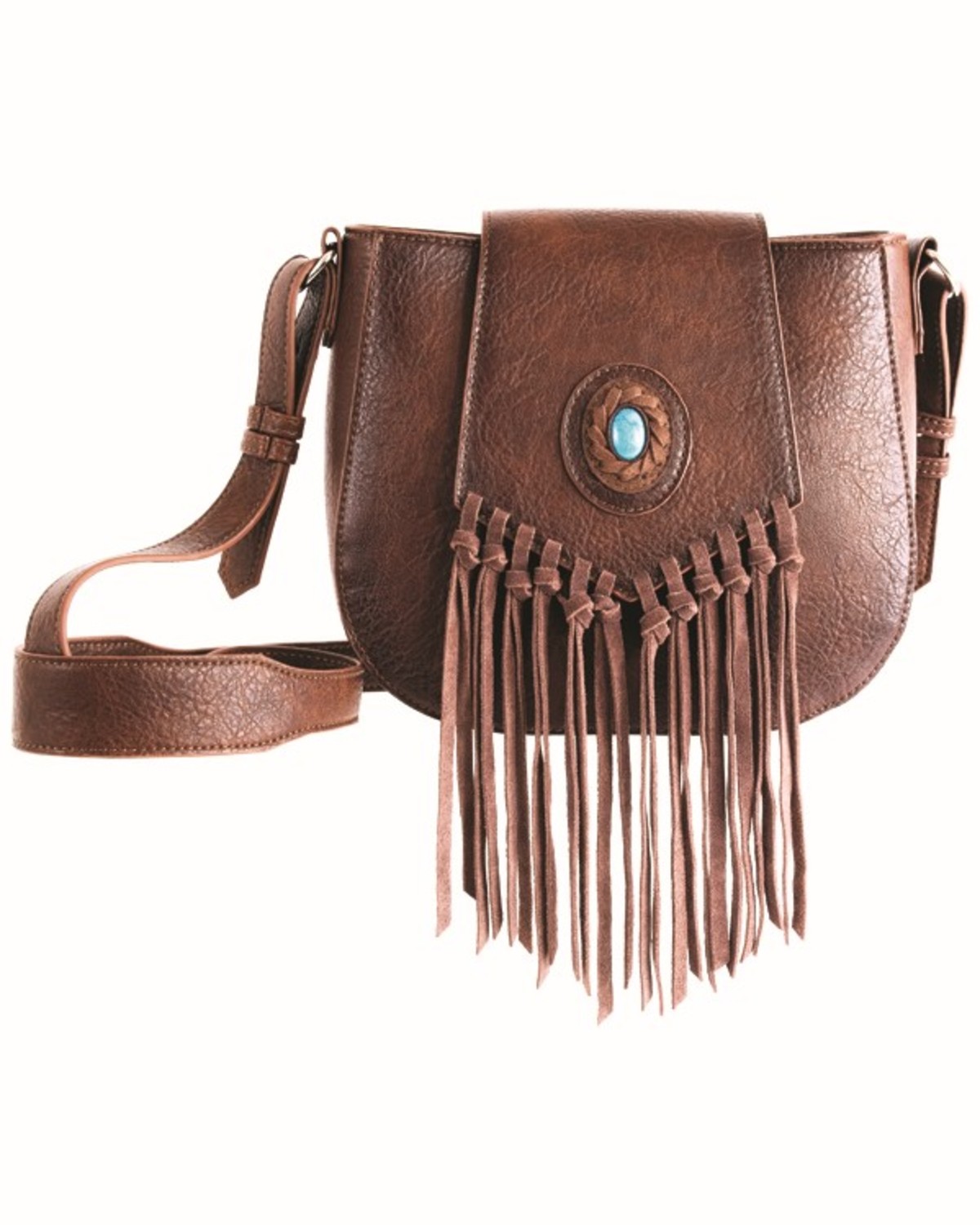 Justin Women's Concho Fringe Crossbody Bag
