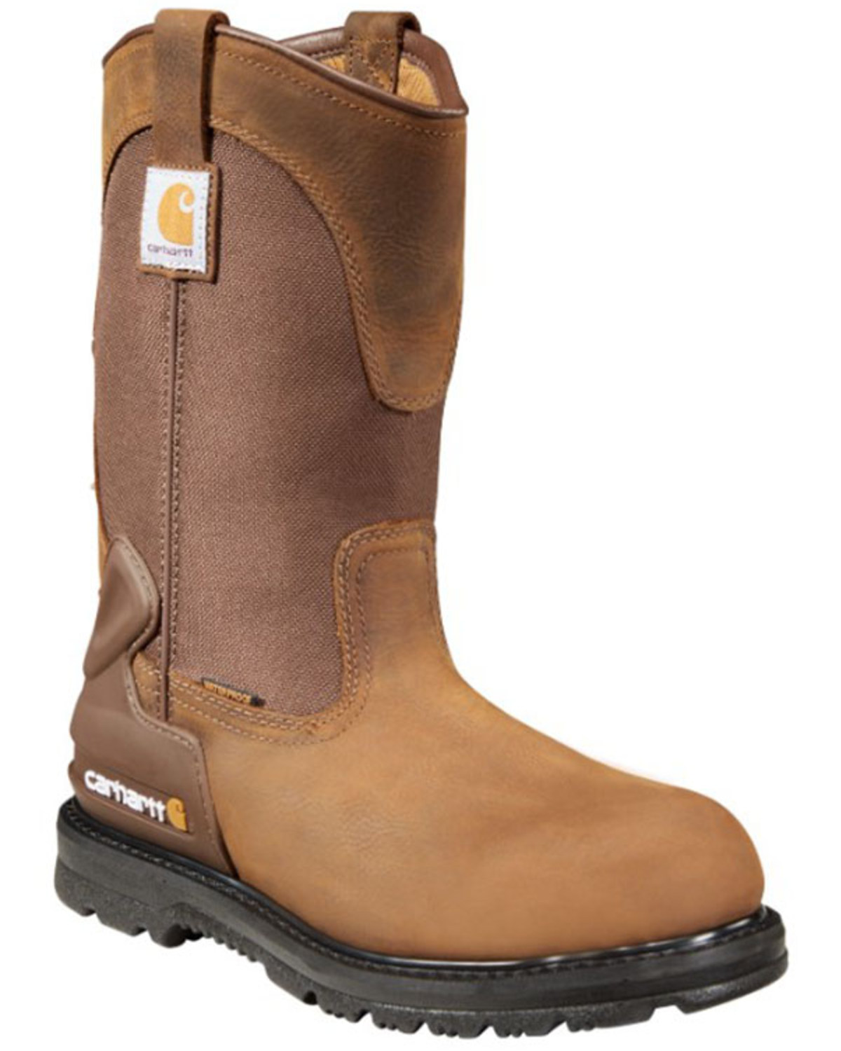 carhartt steel toe pull on work boots