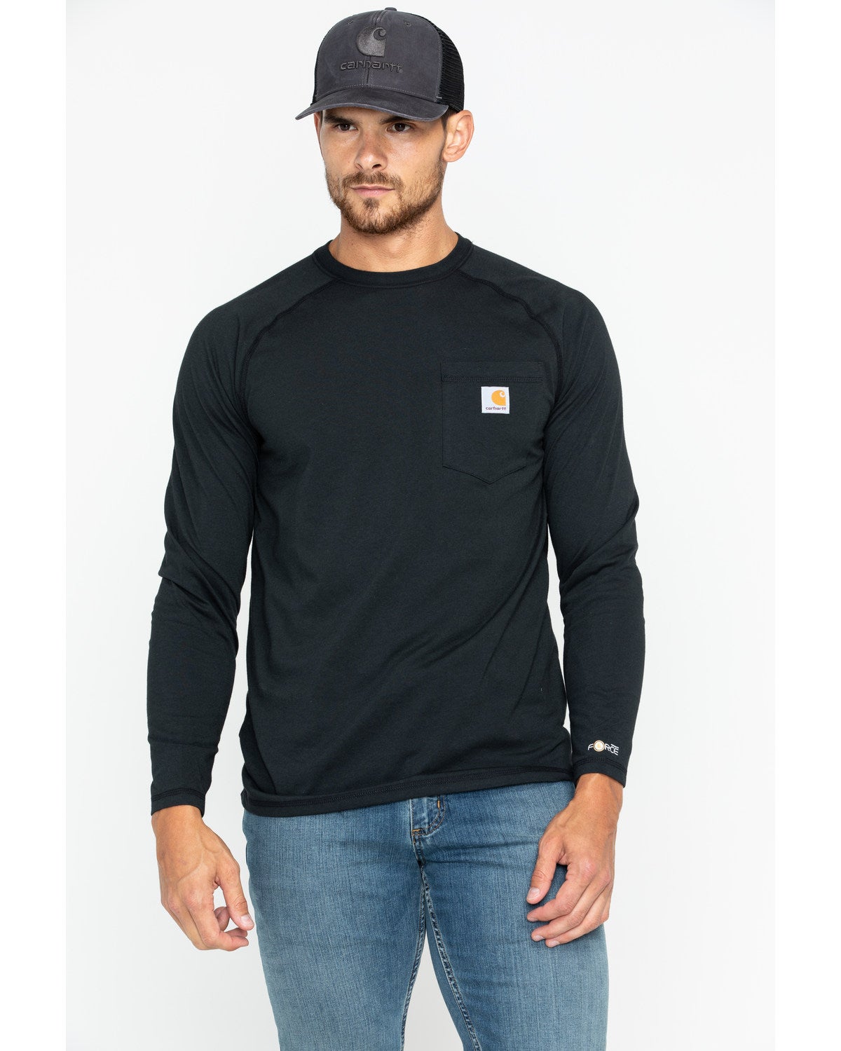 Carhartt Men's Solid Force Long Sleeve 
