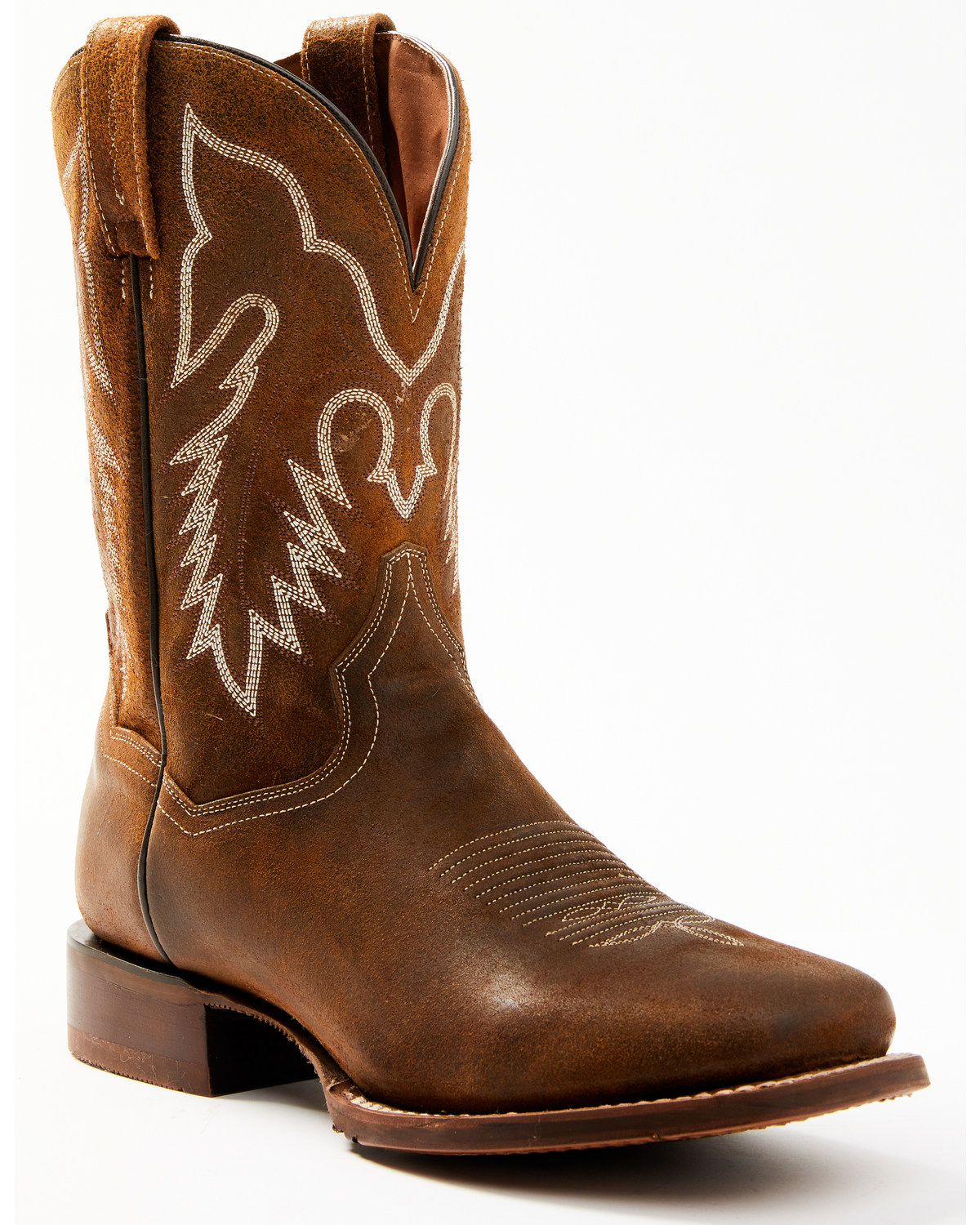 Dan Post Men's Stitched Western Performance Boots - Broad Square Toe