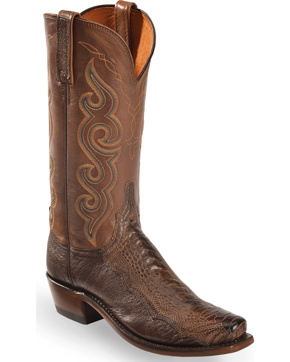 womens lucchese ostrich boots