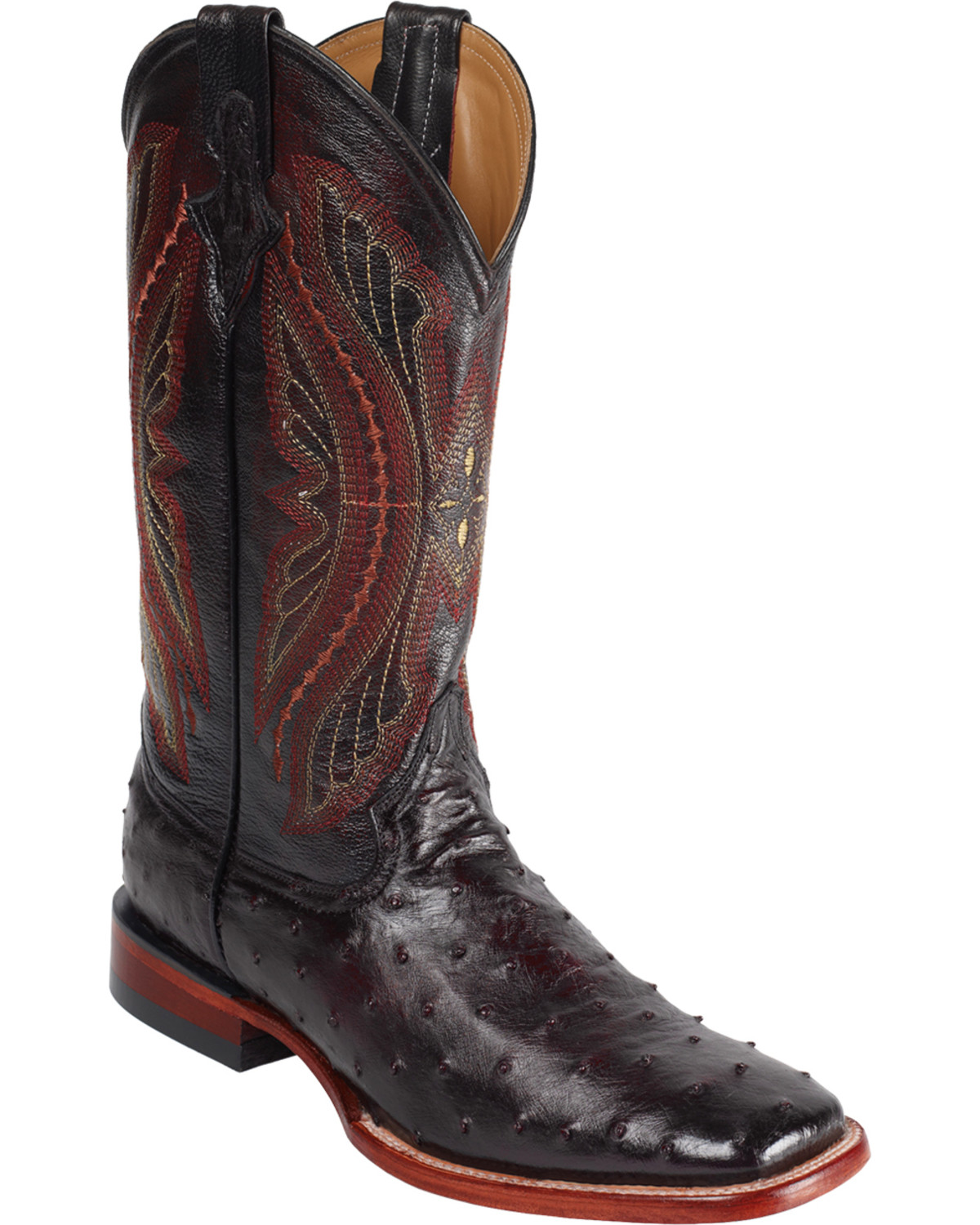 Ferrini Men's Full Quill Ostrich Exotic Western Boots