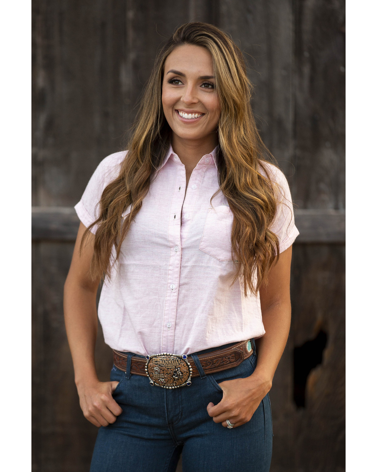 Kimes Ranch Women's Ranchester Short Sleeve Button Down Western Shirt