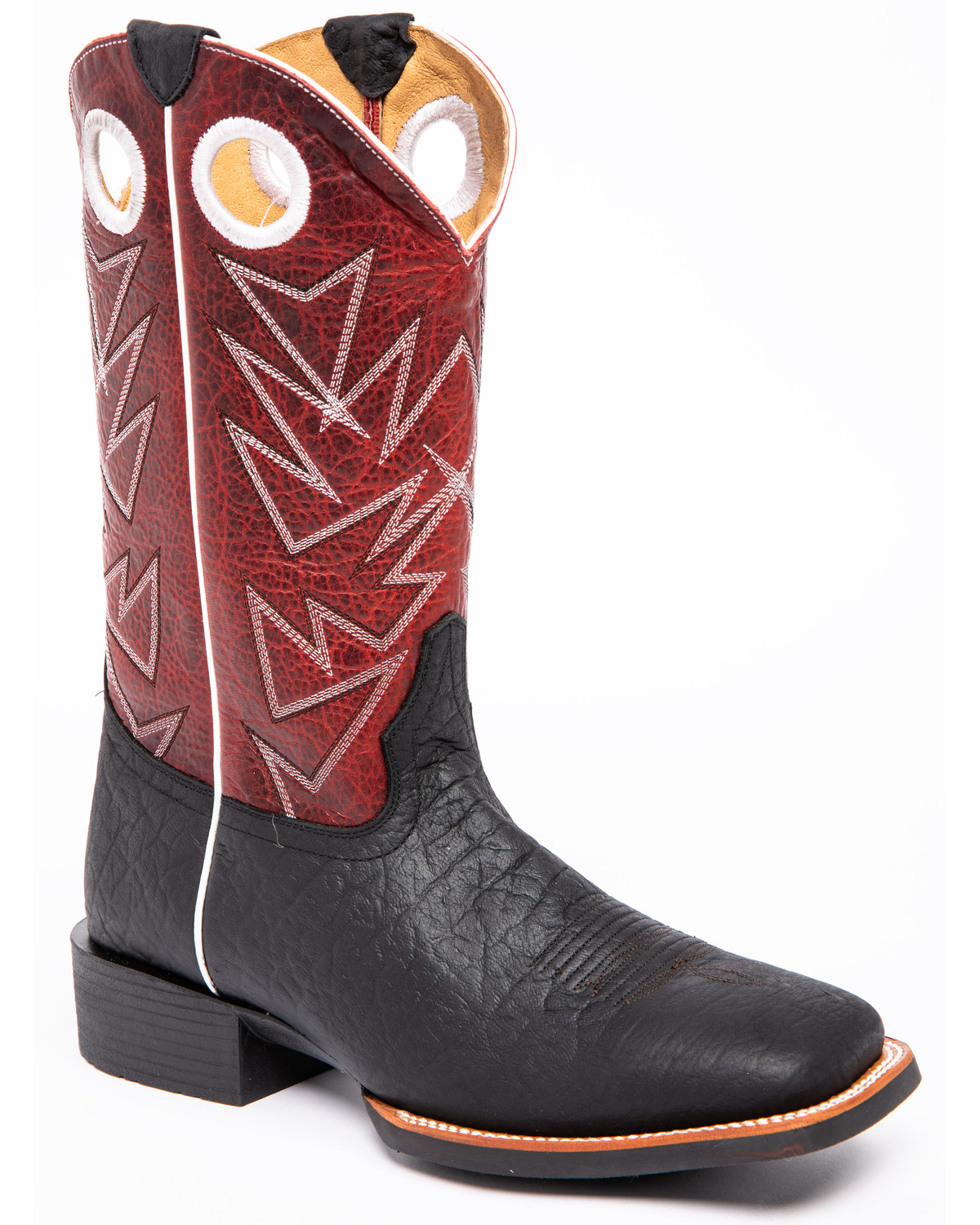 black bullhide cowboy boots