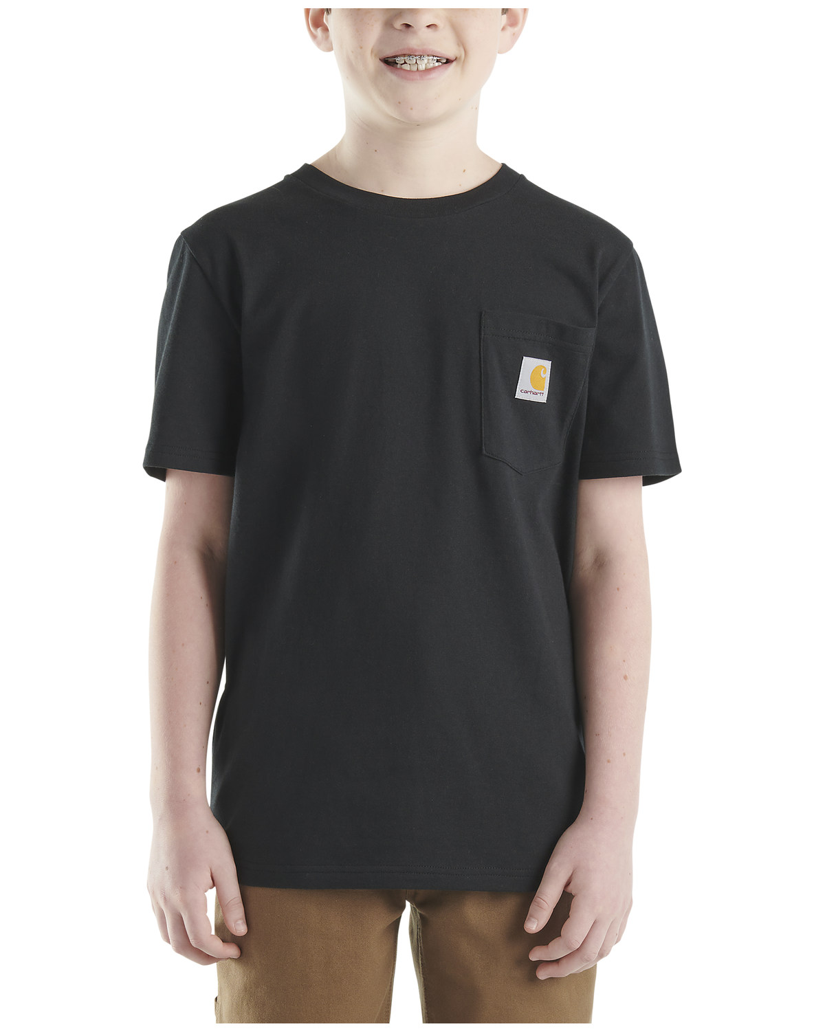 Carhartt Little Boys' Logo Short Sleeve Pocket T-Shirt