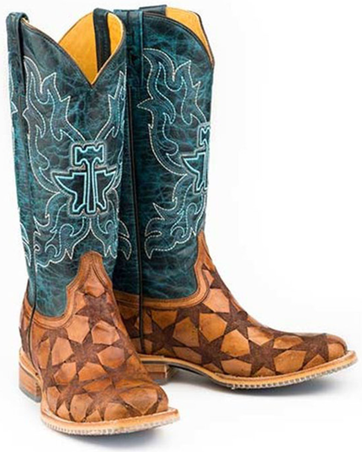 Tin Haul Women's Wish Upon A Star Western Boots - Broad Square Toe