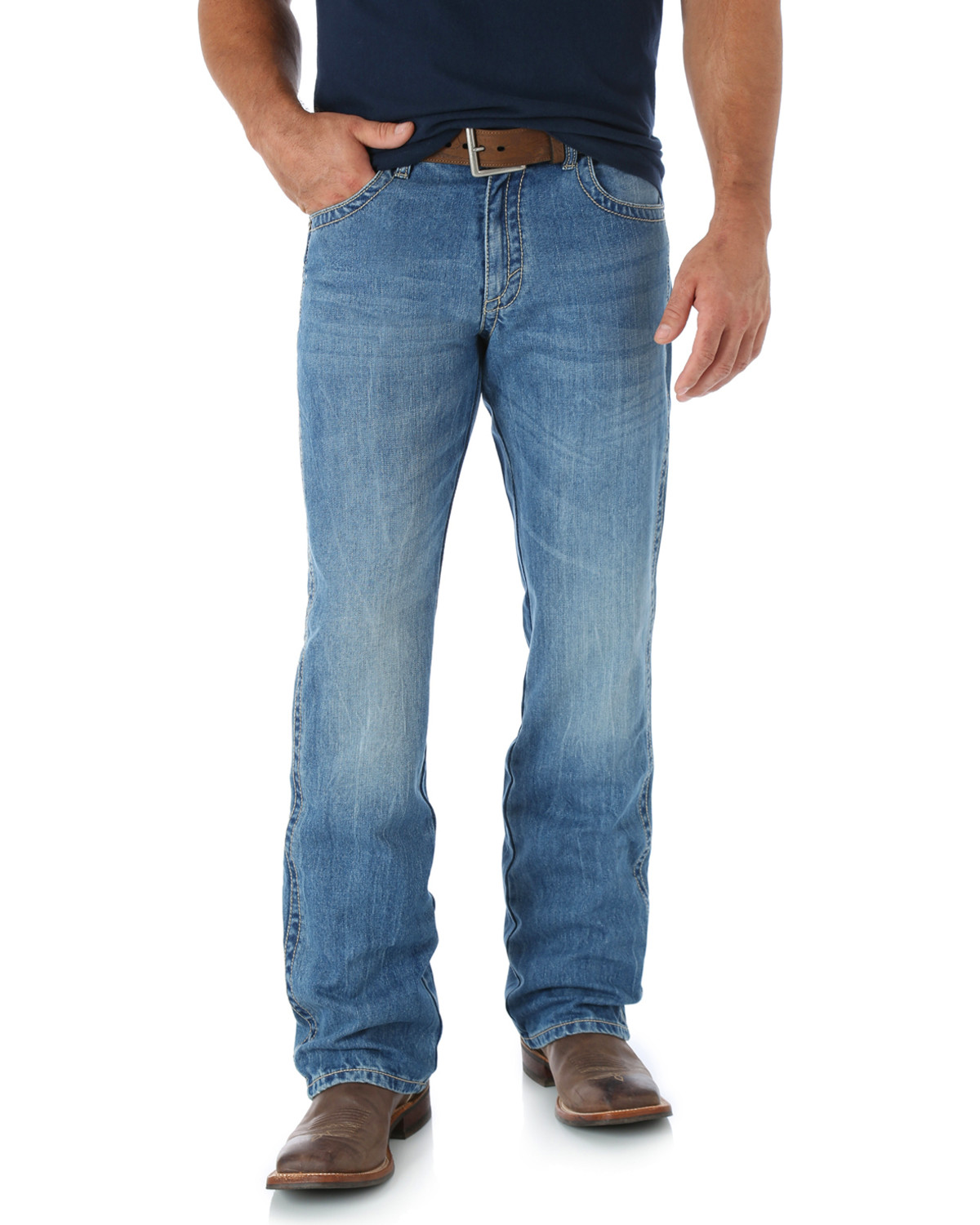 wrangler retro fit bootcut jeans