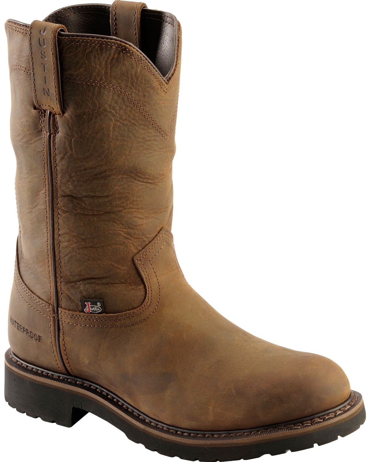 Justin drywall boots top