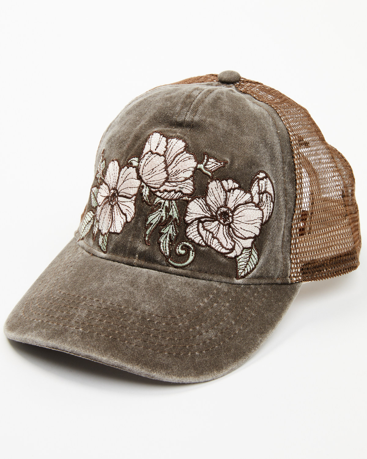 Shyanne Women's Floral Washed Baseball Cap