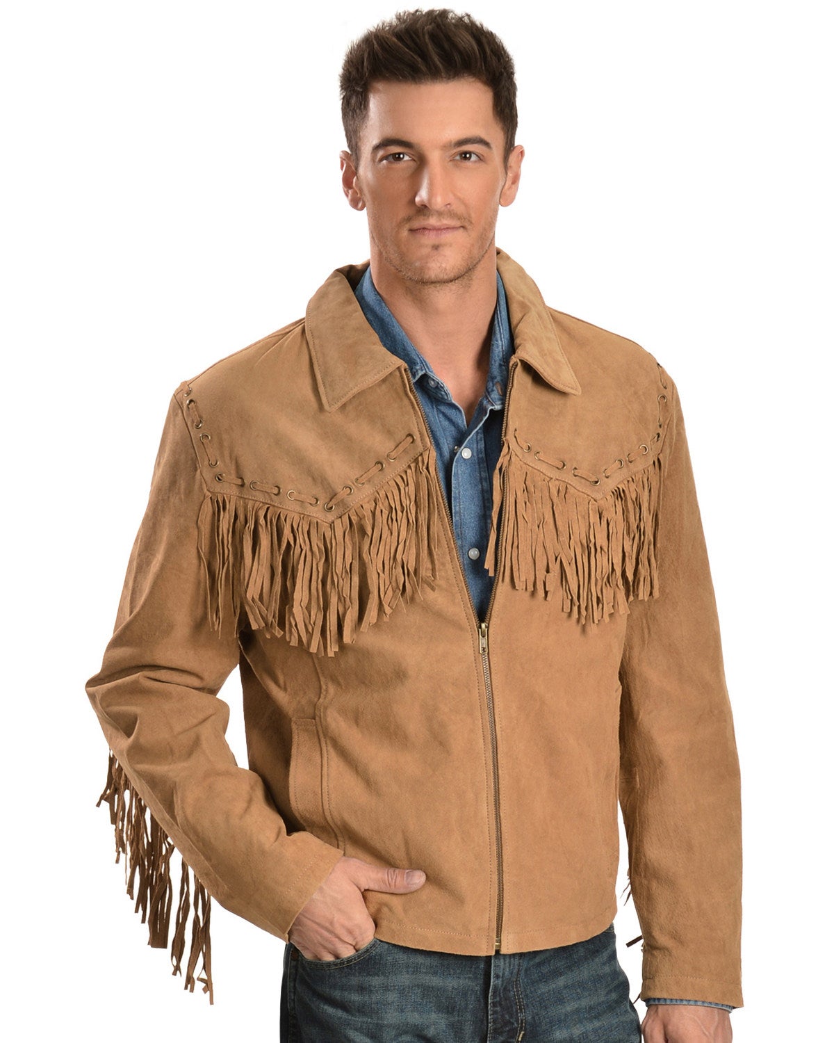 Scully Men's Boar Suede Fringe Jacket | Boot Barn (1200 x 1500 Pixel)