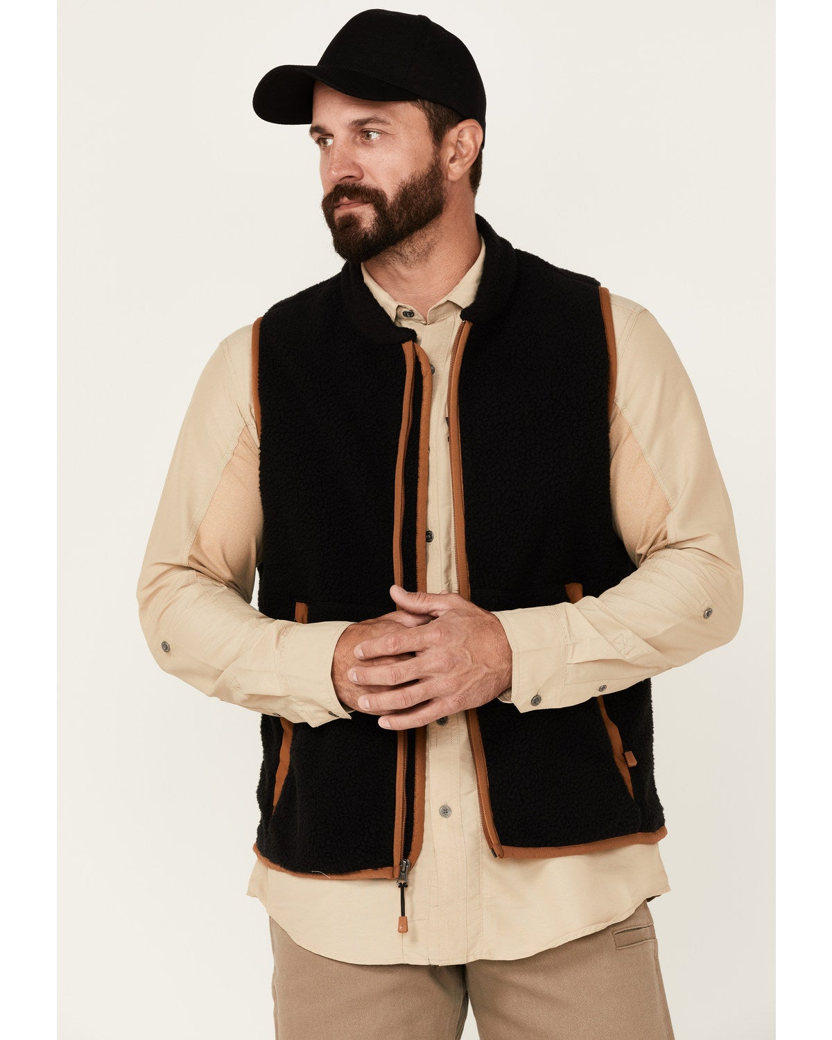 tall fleece vest