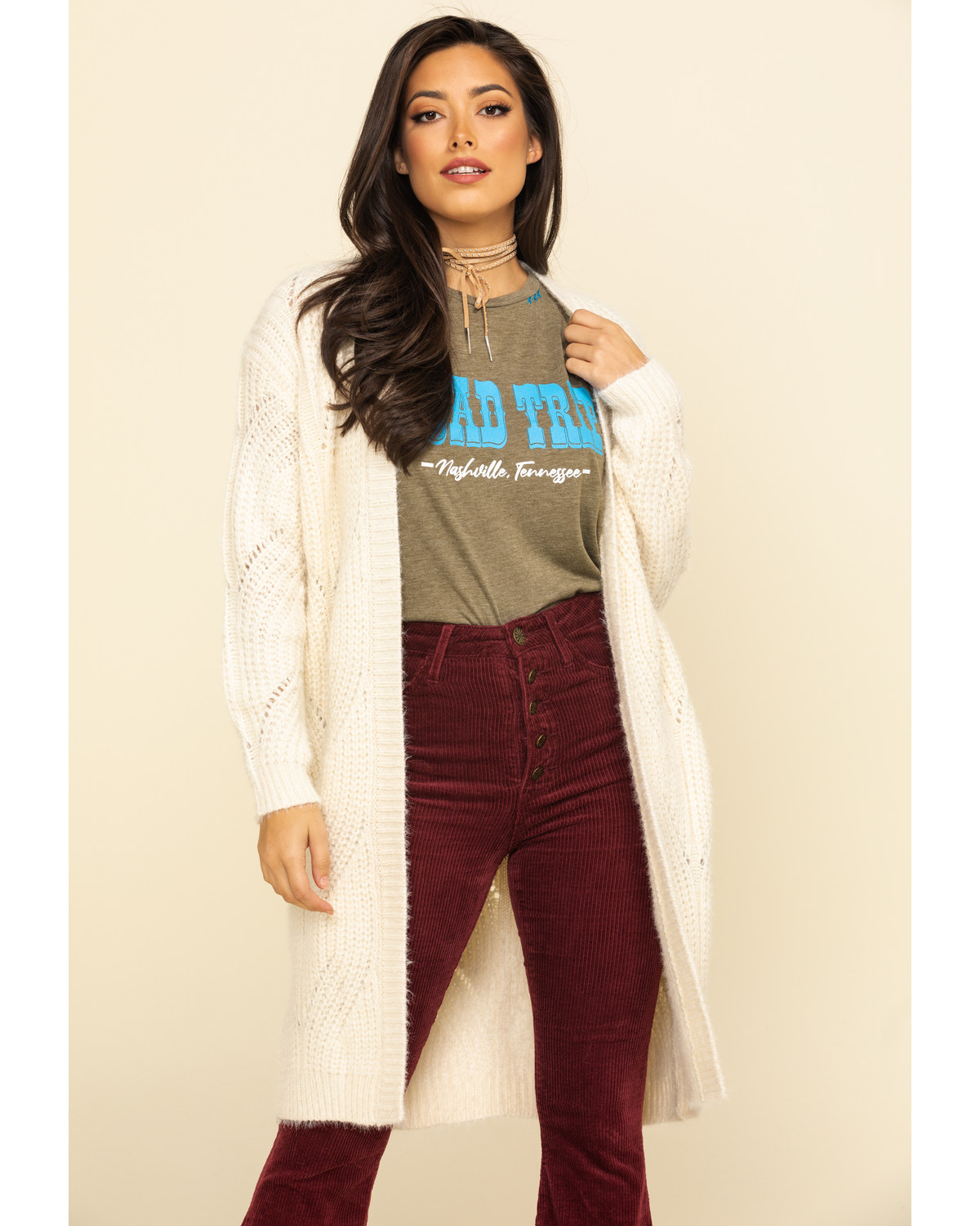 ivory sweater cardigan