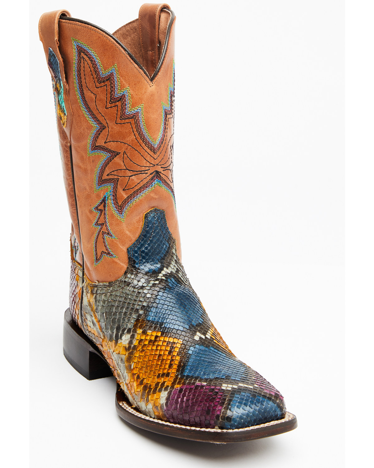 Dan Post Women S Painted Belly Python Stockman Cowgirl Boots