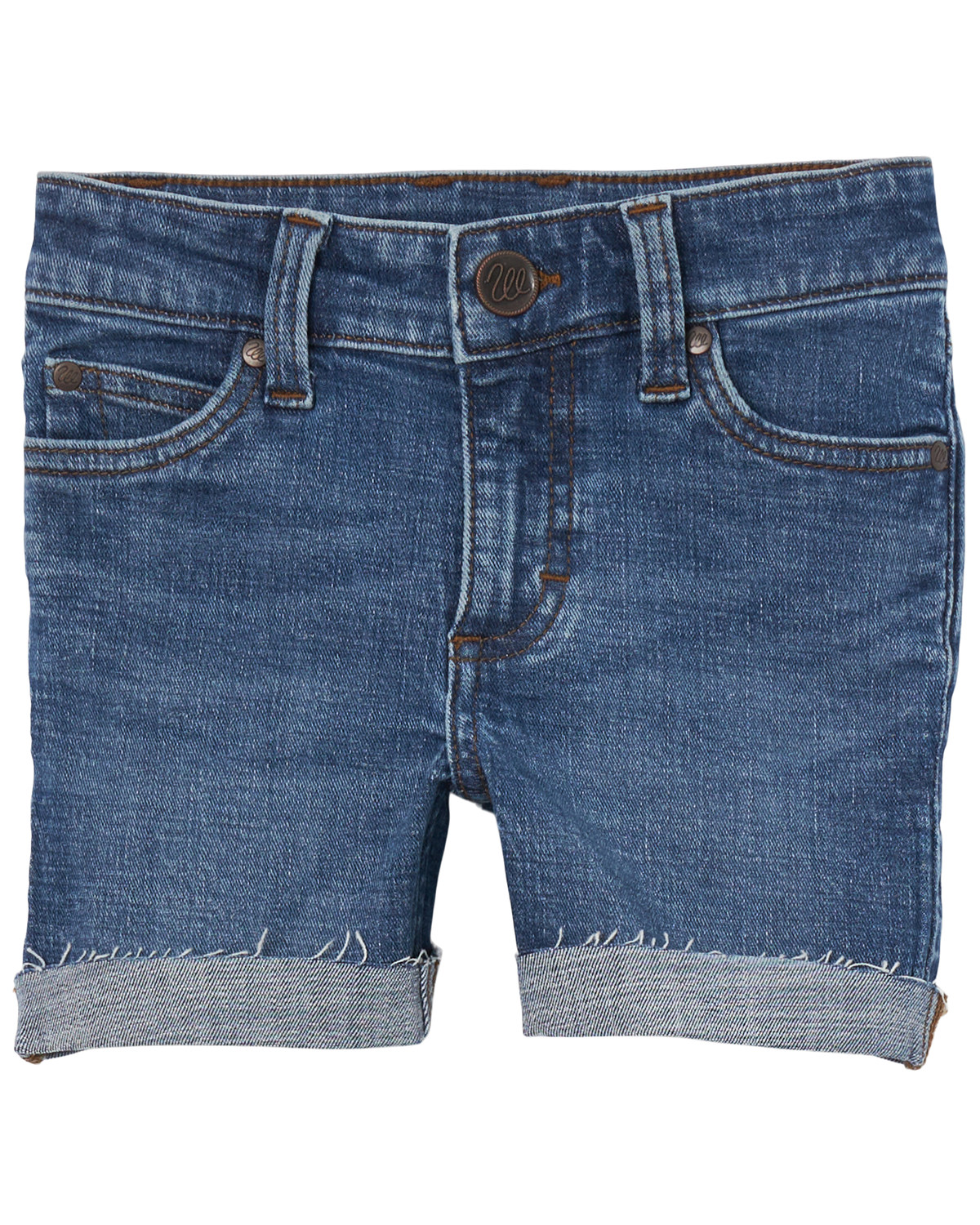 Wrangler Girls' Desiree Medium Wash Stretch Denim Shorts