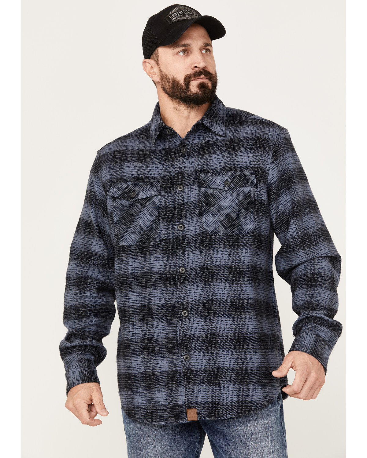 Dakota Grizzly Men's Briggs Plaid Button Down Heavy Western Flannel Shirt