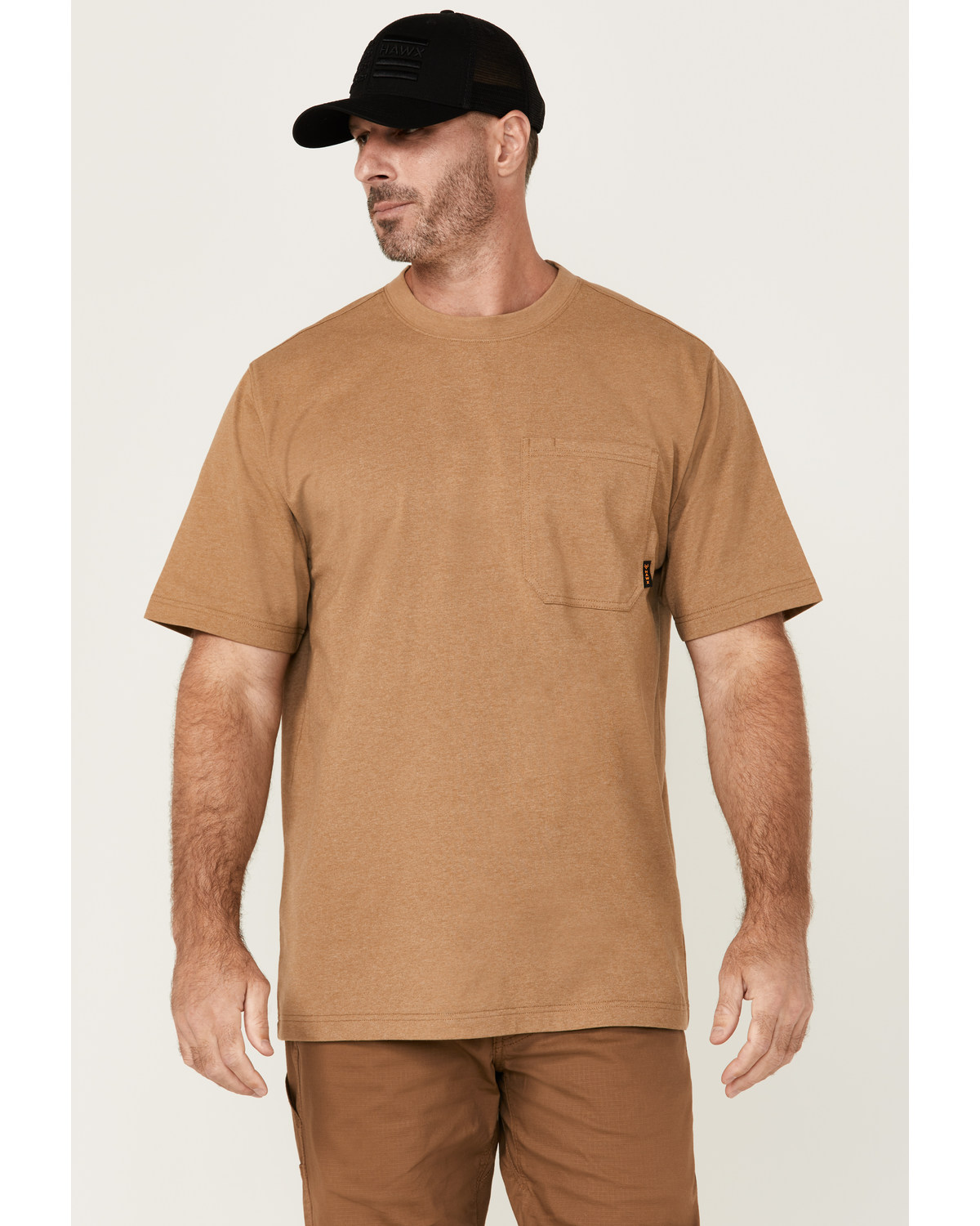 Hawx Men's Forge Solid Short Sleeve Pocket T-Shirt
