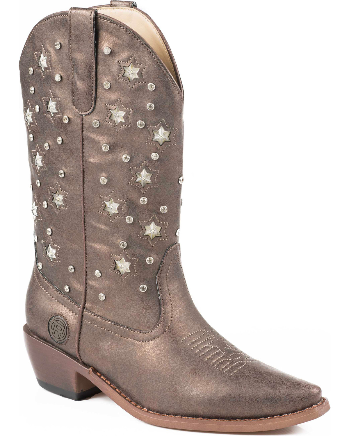 girls light up cowboy boots