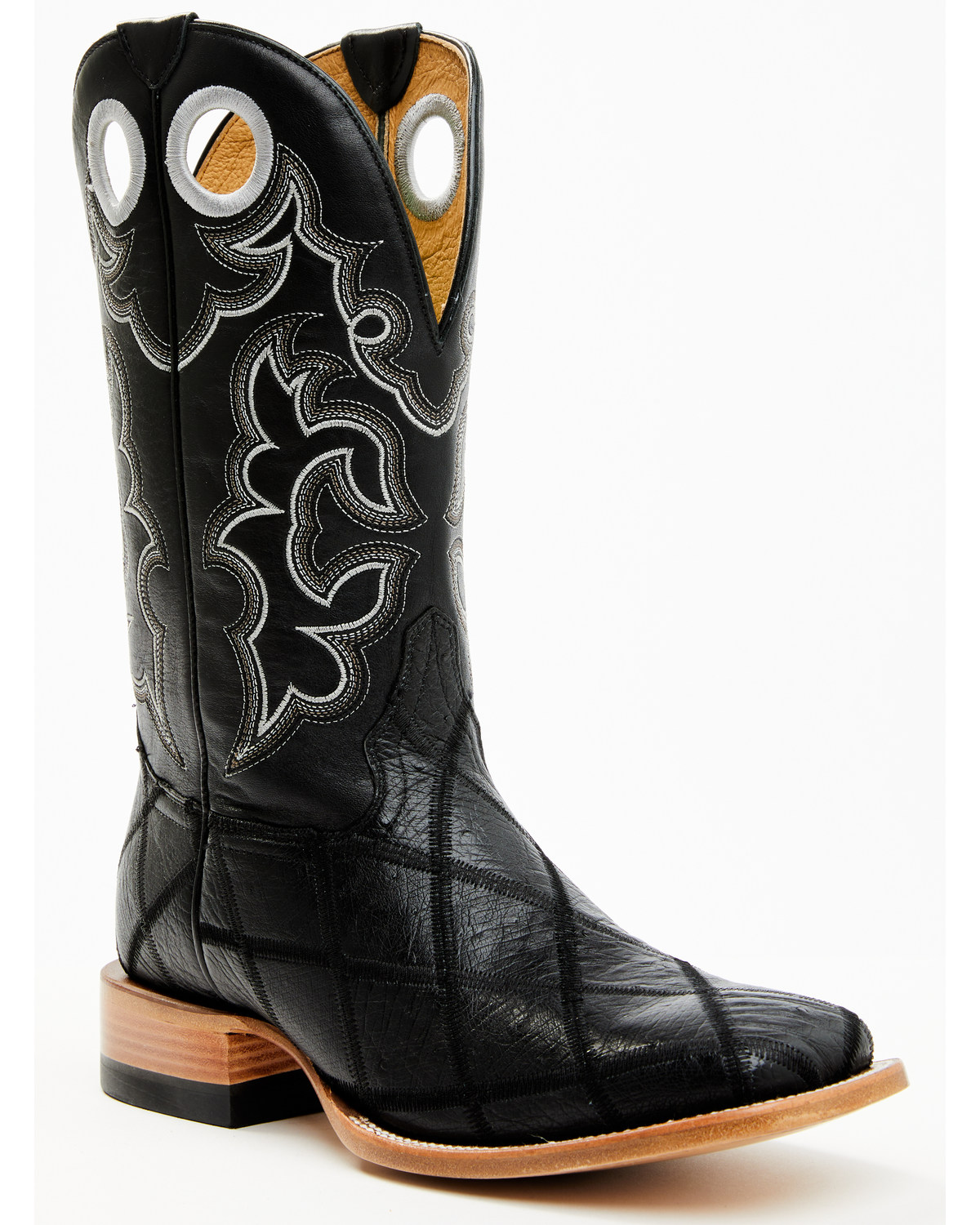 Cody James Men's Exotic Ostrich Western Boots - Broad Square Toe