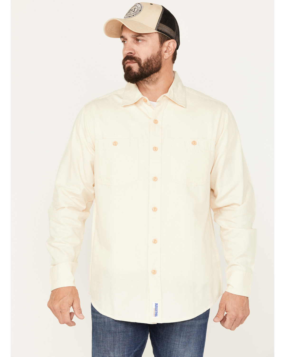 Resistol Men's Aspen Solid Button Down Western Shirt