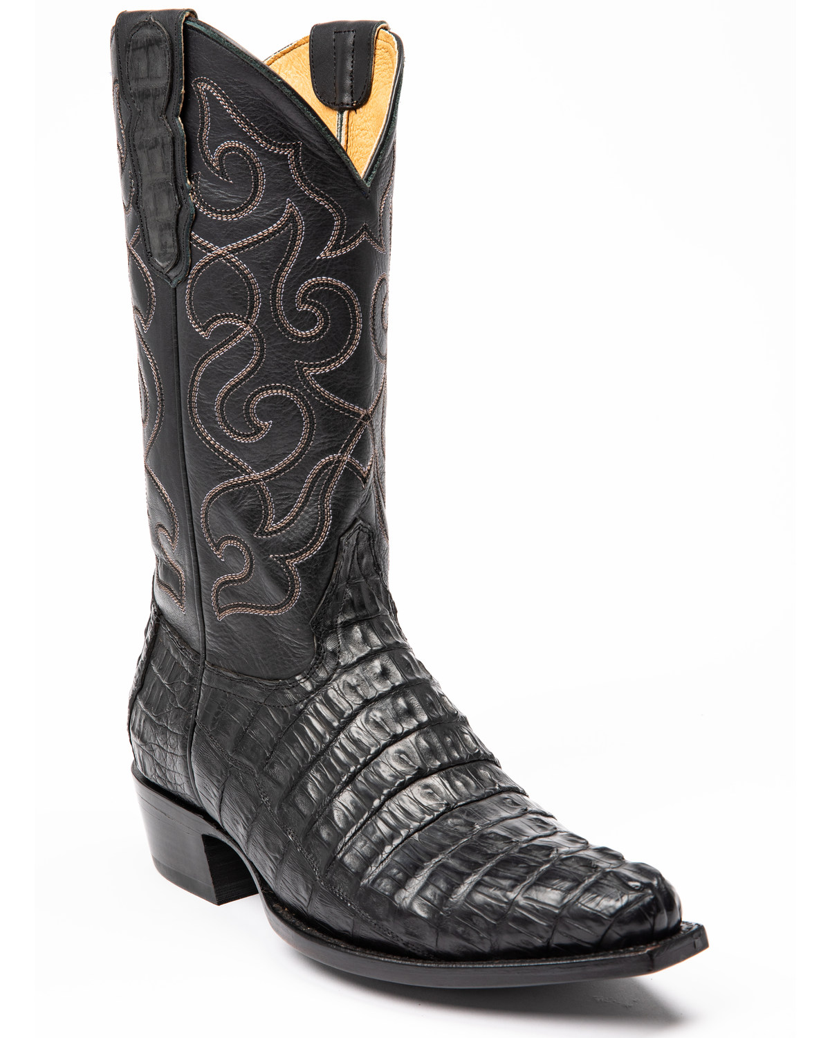 Moonshine Spirit Men's Rock City Fuscus Caiman Western Boots - Snip Toe