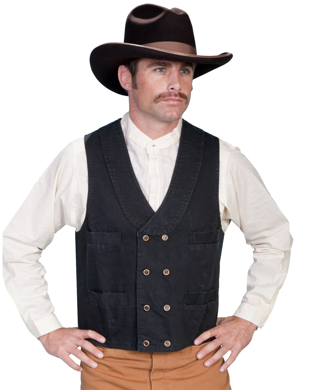 Rangewear by Scully Men's Double Breasted Vest