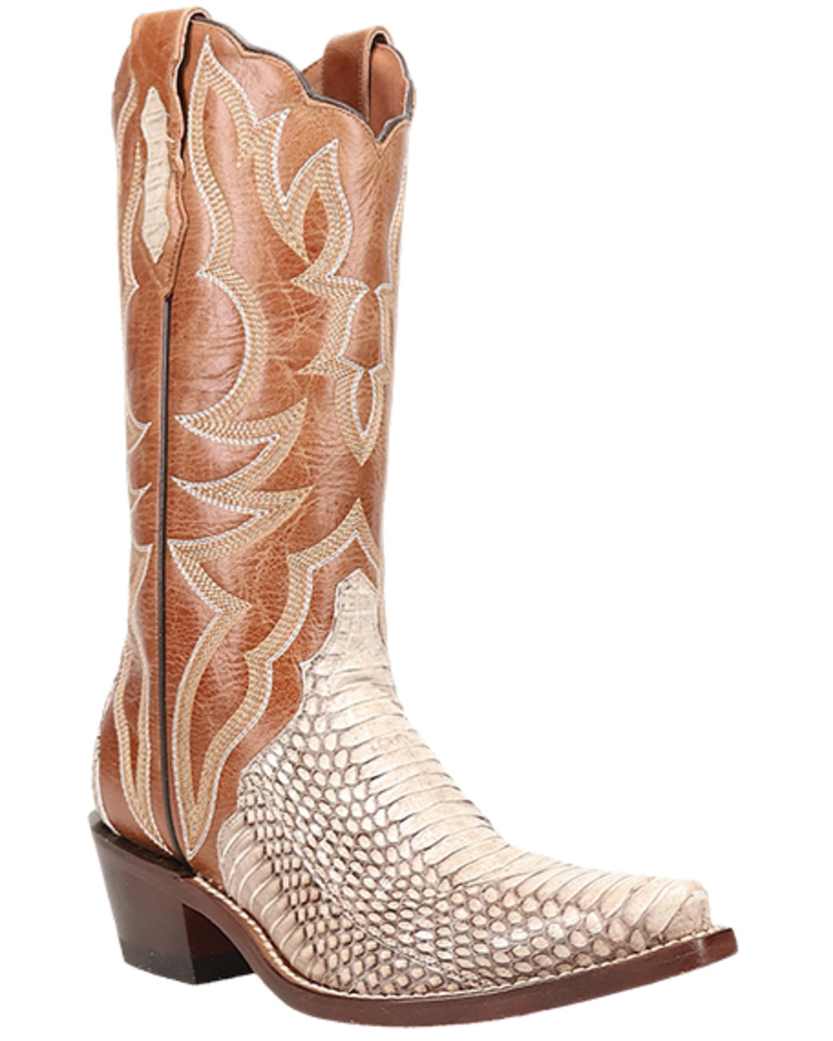 Dan Post Women s Exotic Snake Western Boots Snip Toe