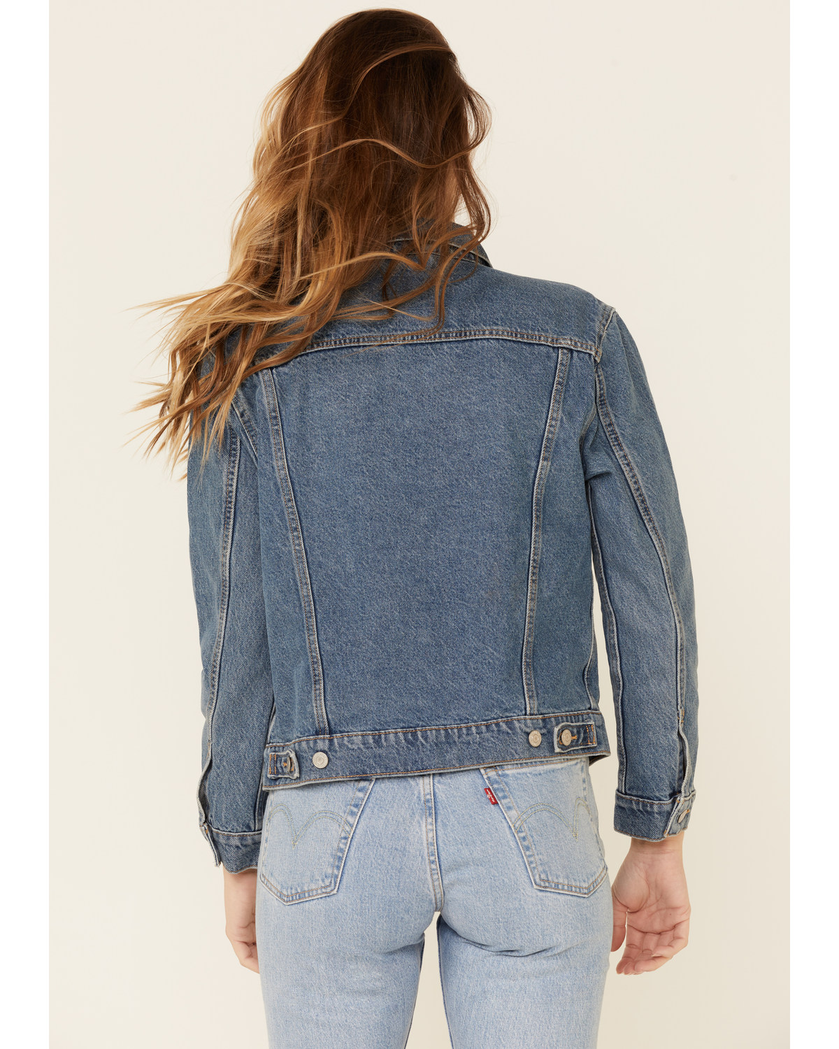 Concrete indigo levis jacket Clearance