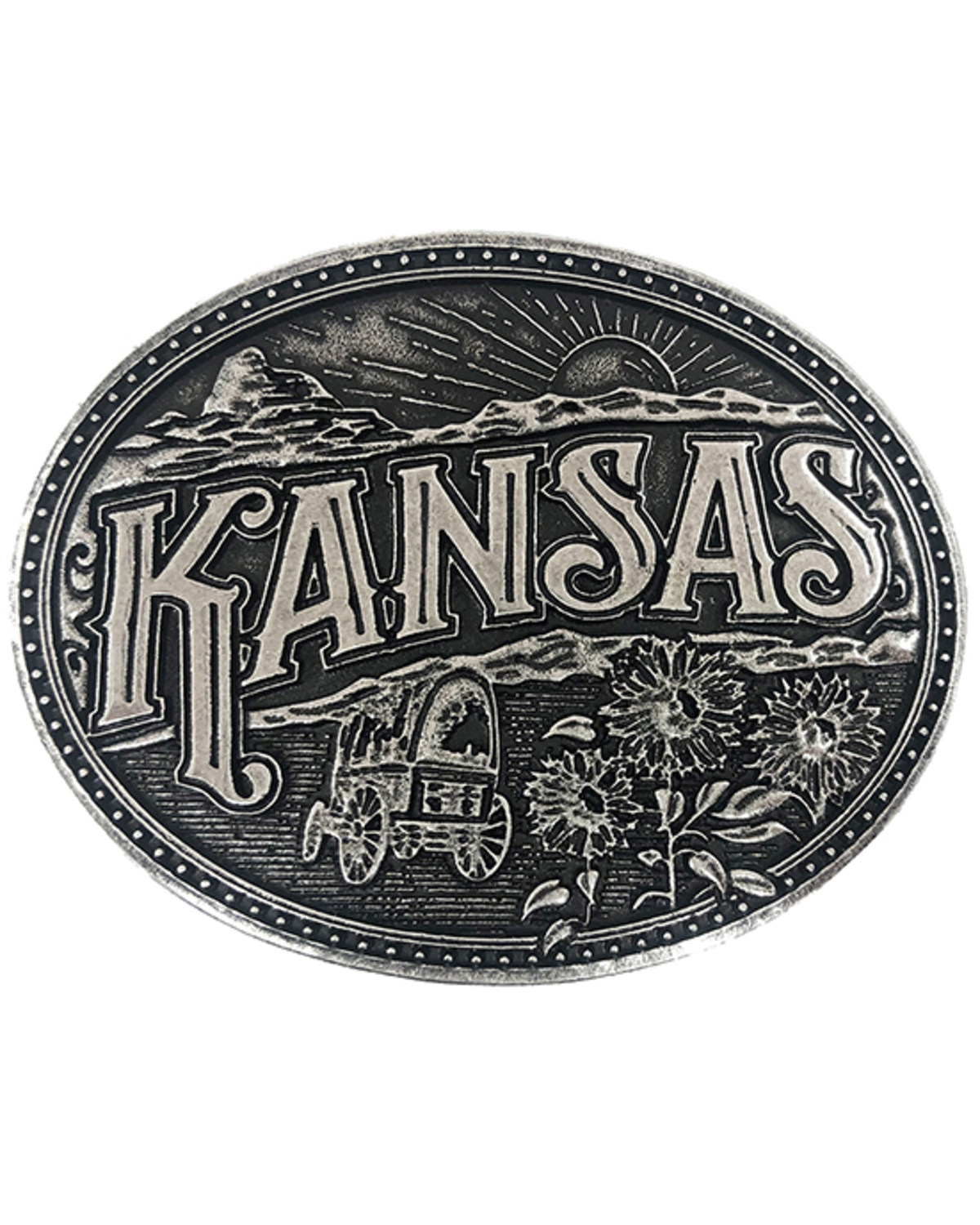 Cody James Men's Kansas Heritage Belt Buckle