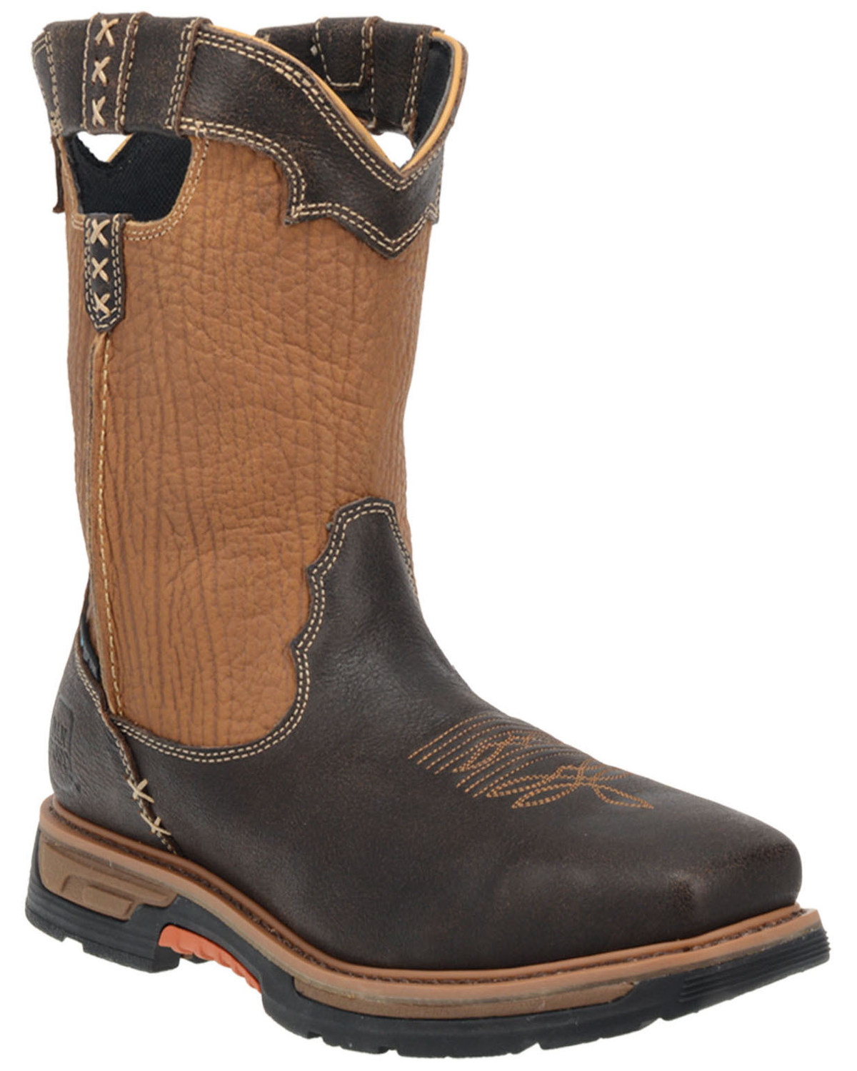 Dan Post Men's Scoop EH Waterproof Western Work Boots Composite Toe