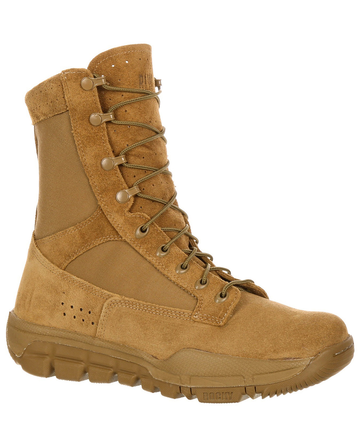 mens tan military boots