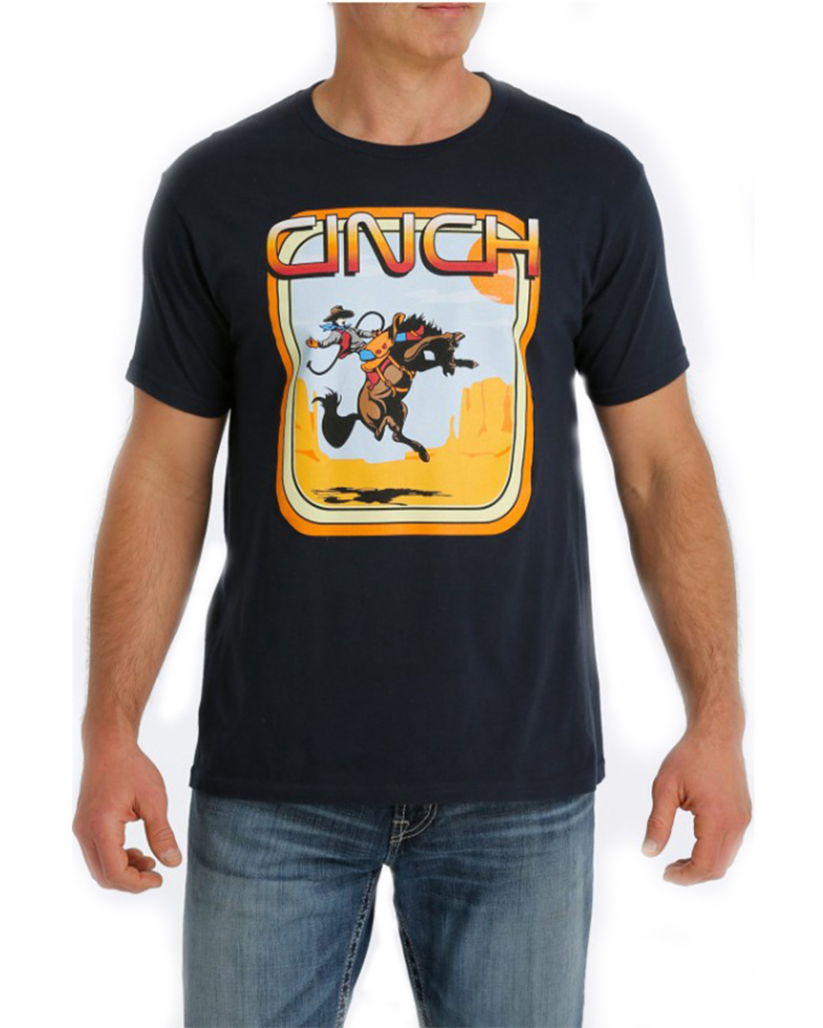 Cinch Men's Desert Horse Short Sleeve Graphic T-Shirt