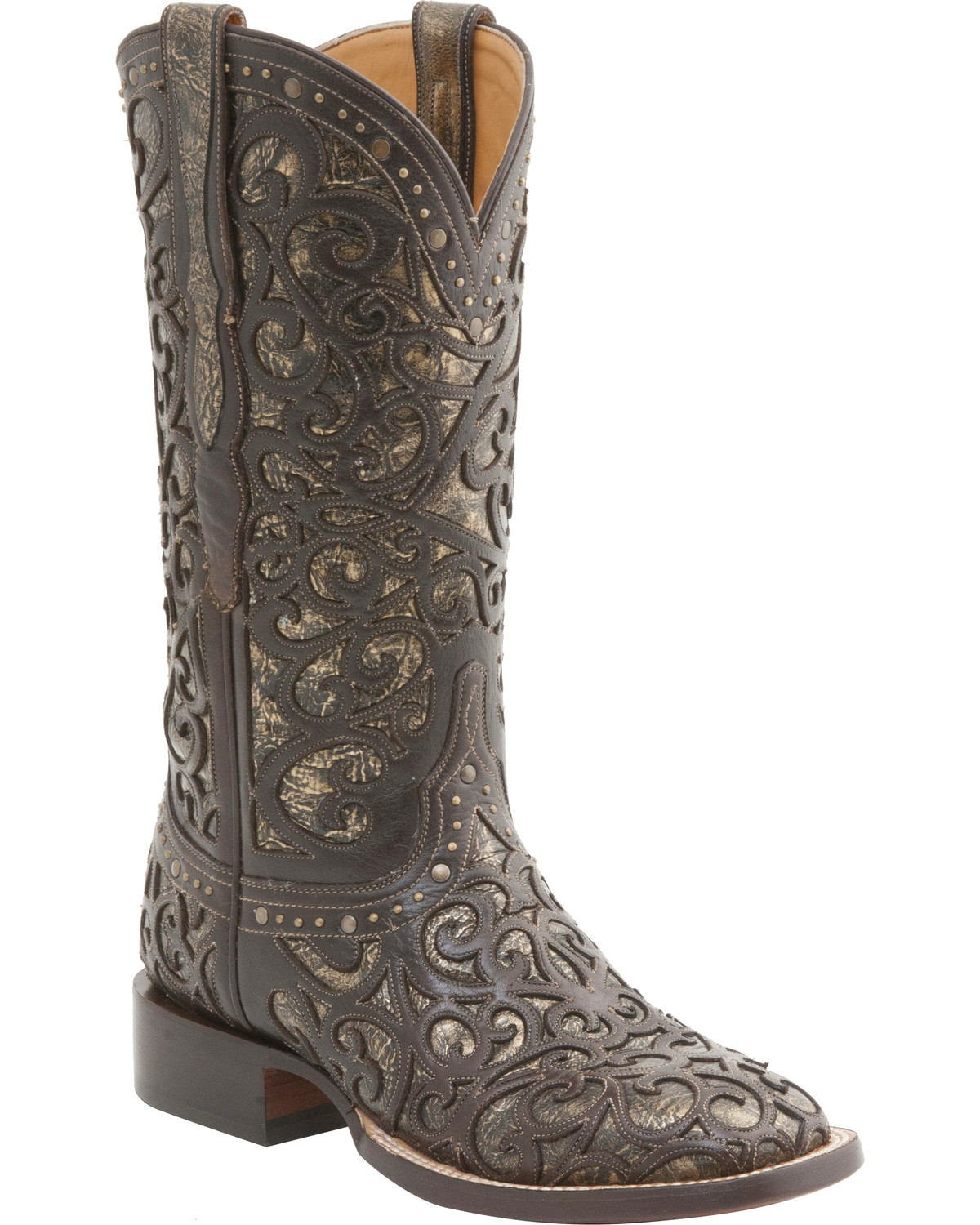 lucchese womens square toe boots