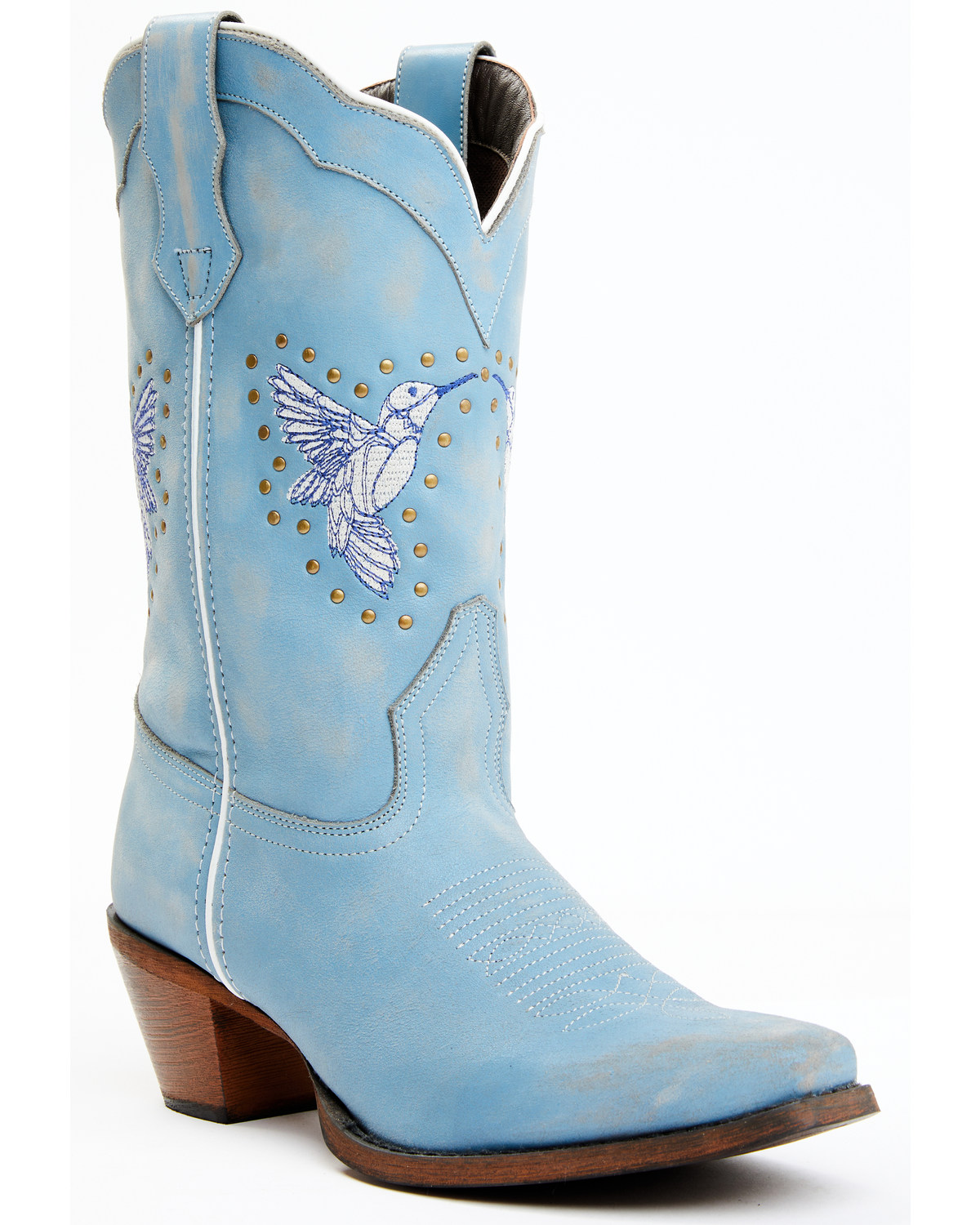 Laredo Women's Joy 11" Hummingbird Embroidered Western Boot - Square Toe