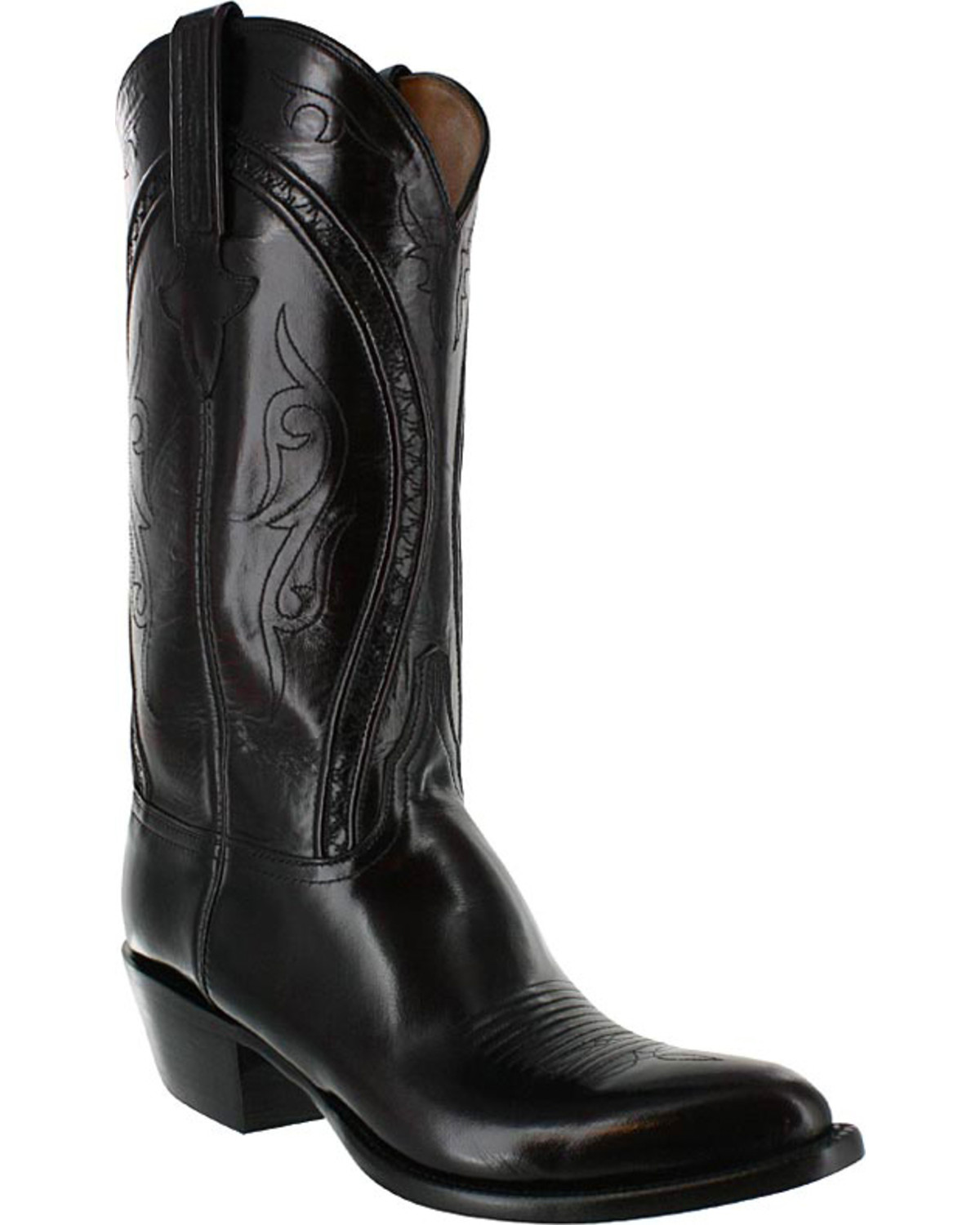 Lucchese men's embroidered western boots cheap