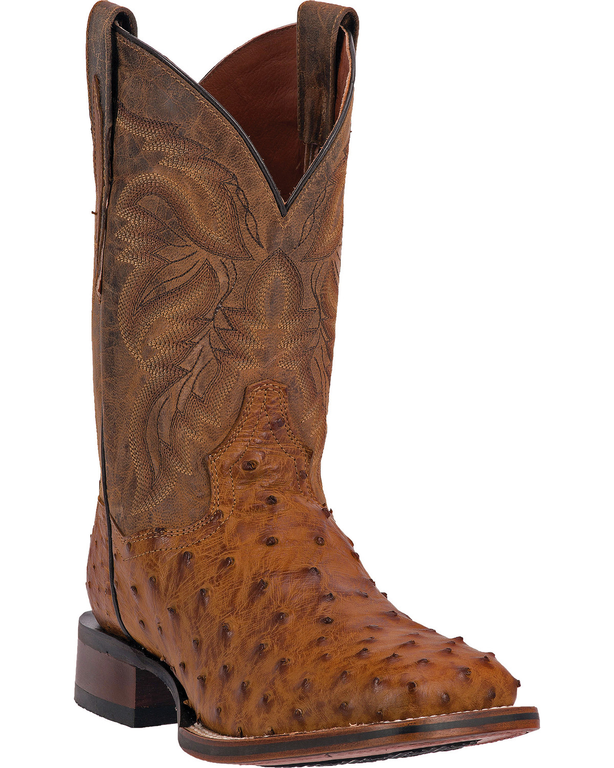Dan Post Alamosa Men's Alamosal Ostrich Exotic Western Boots Boot Barn