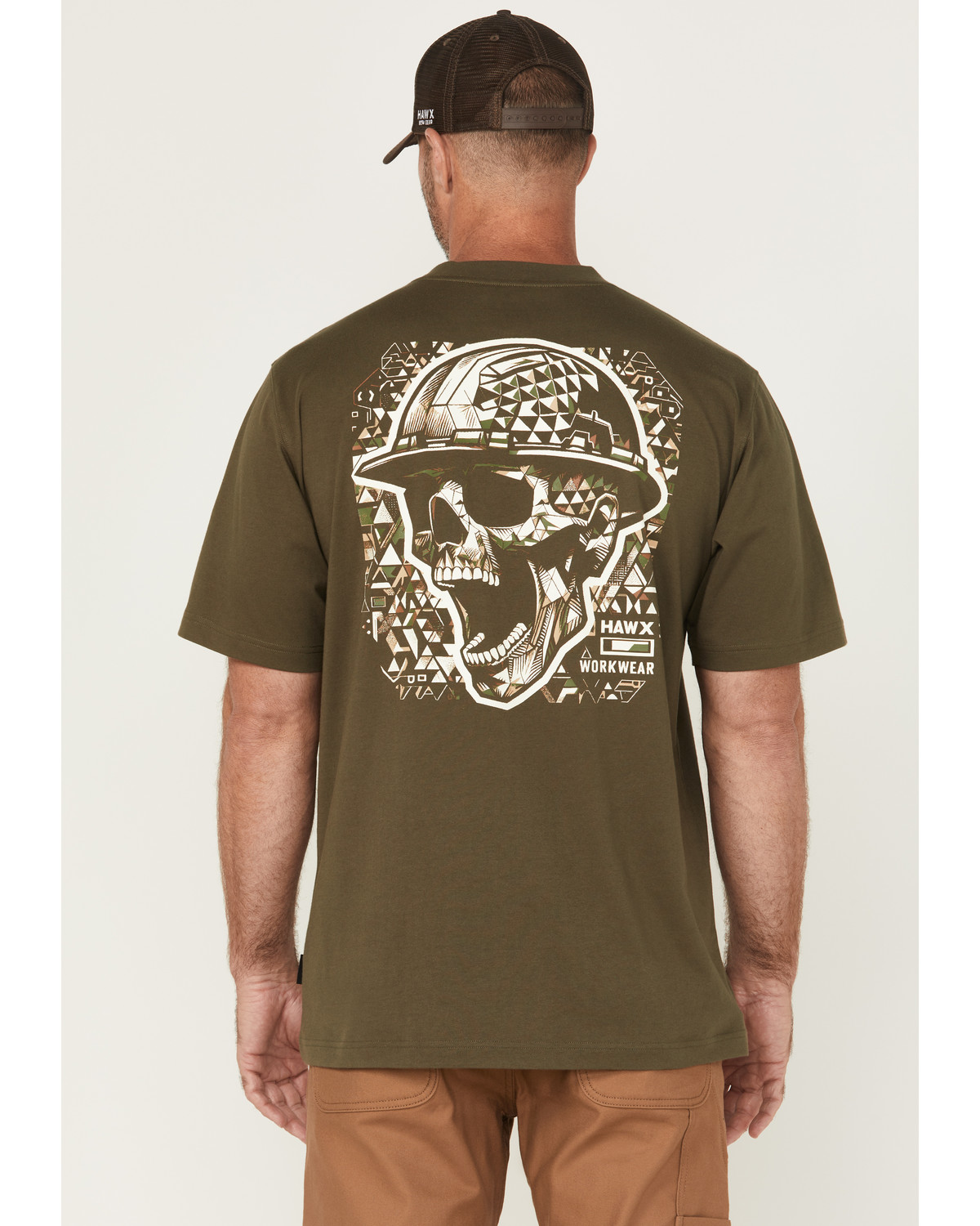 Hawx Men's Scream Skull Short Sleeve Graphic T-Shirt