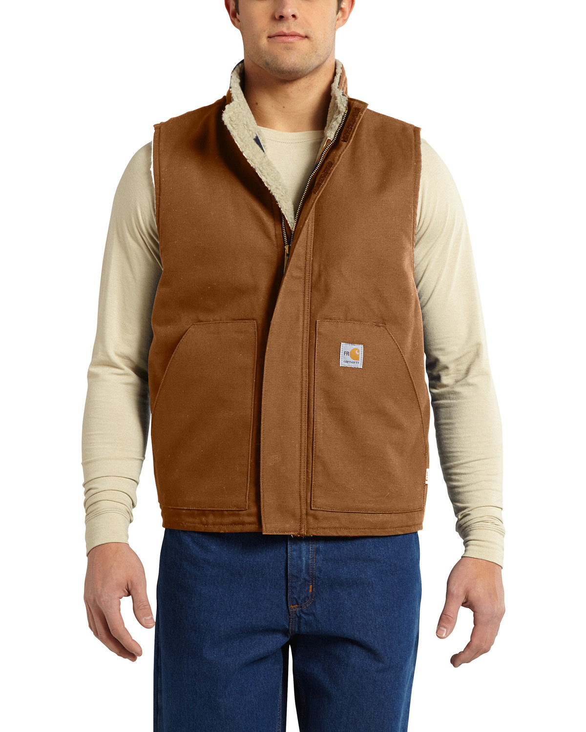 Download Carhartt Men's Flame Resistant Mock Neck Vest | Boot Barn