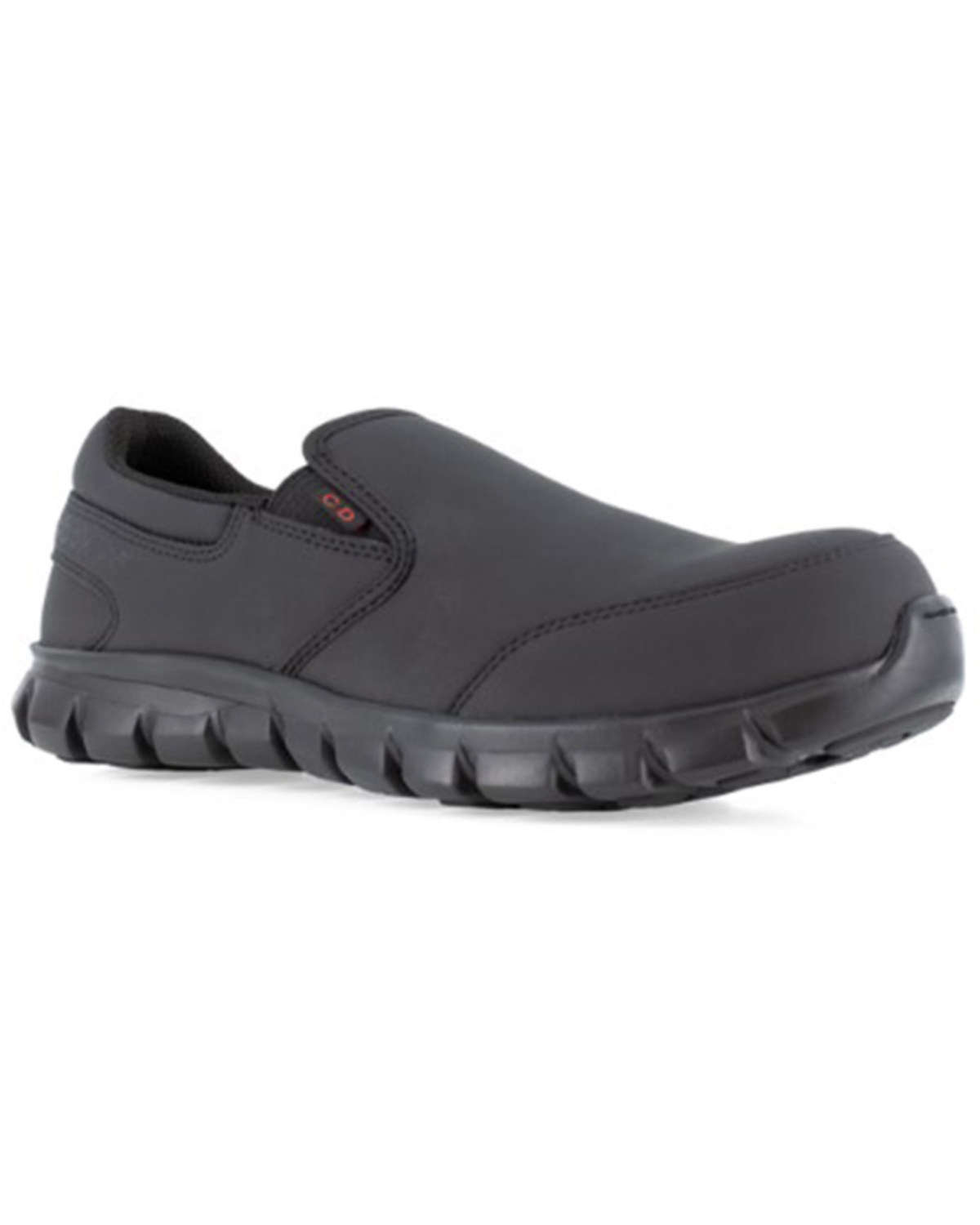 Reebok Women's Sublite Cushion Athletic Slip-On Work Shoes - Composite Toe