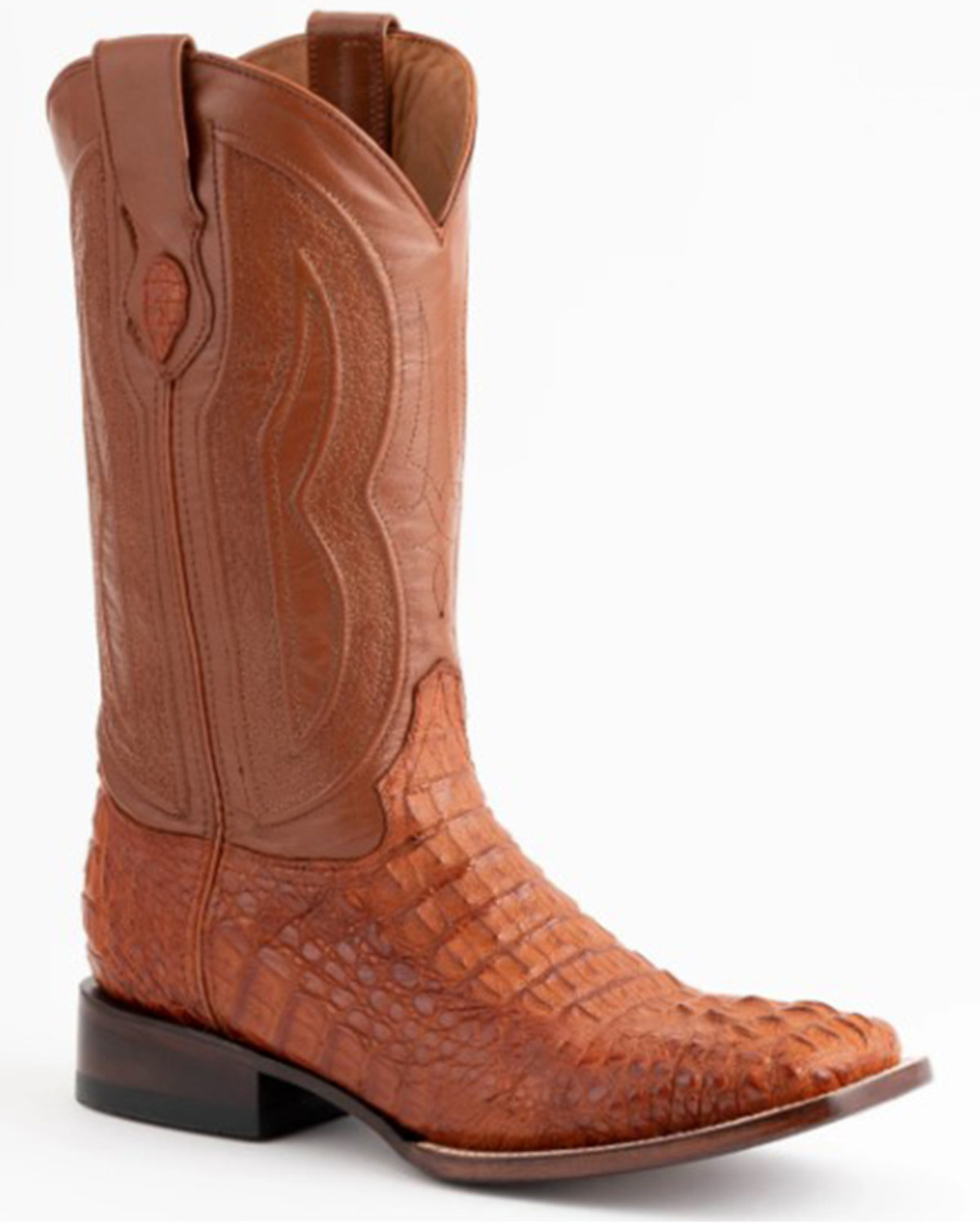 Ferrini Men's Dakota Exotic Crocodile Western Boots - Broad Square Toe